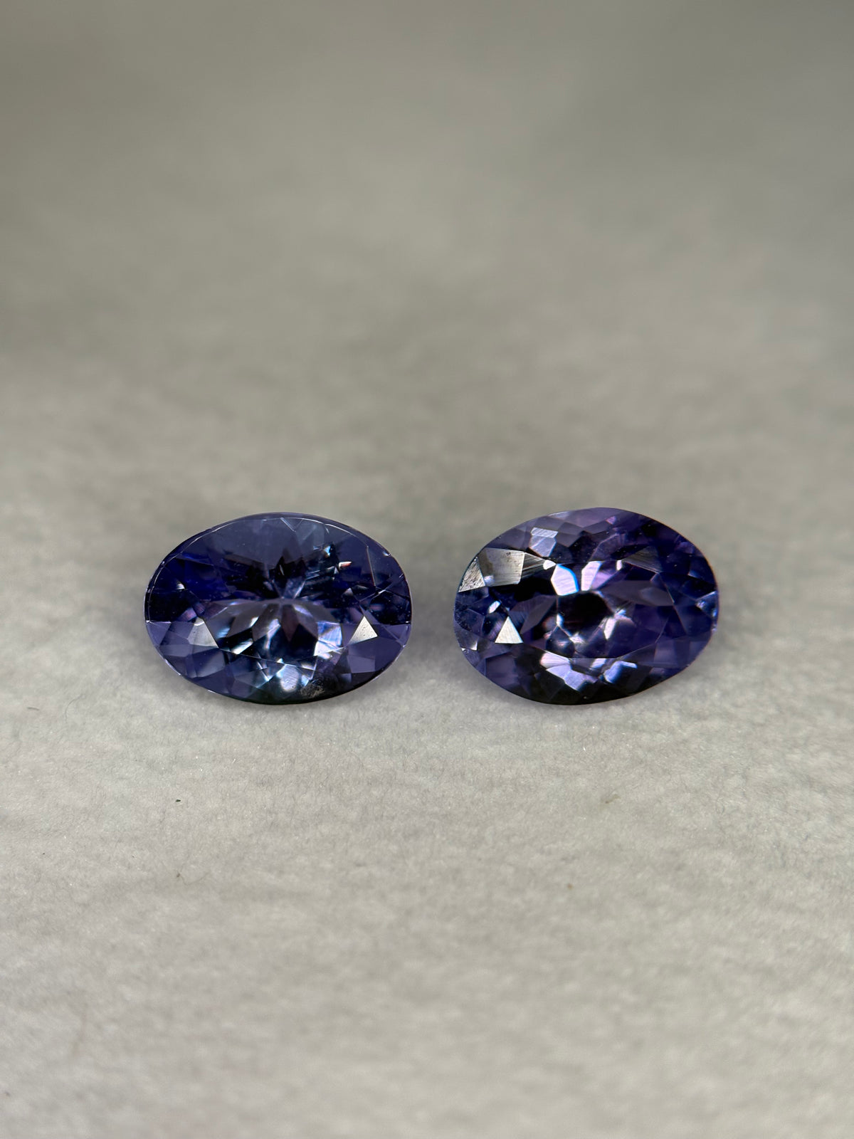 2.35ct Tanzanite Oval PAIR THAIC1305