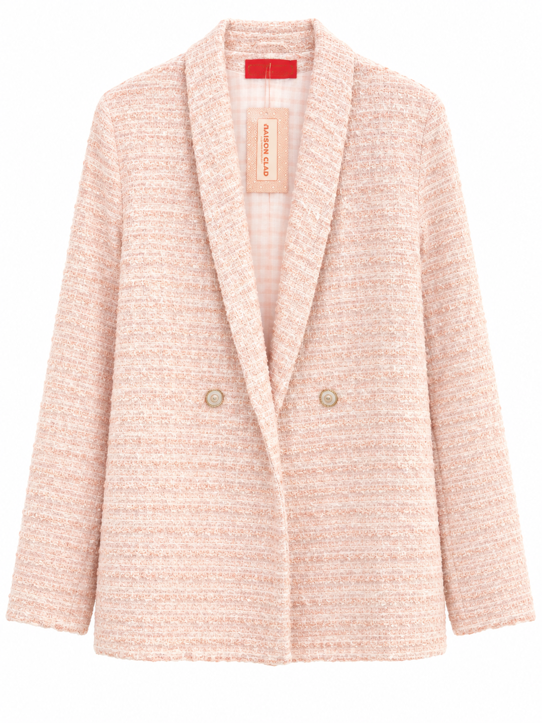JACKET TWEED PINK MCL12248