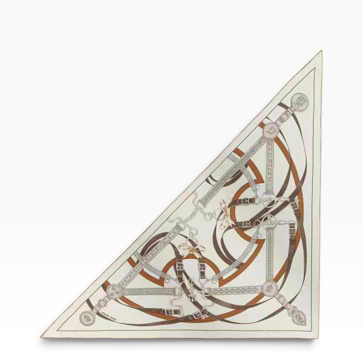 Hermes 140cm Cashmere/ Silk Large Triangle Scarf - in Box