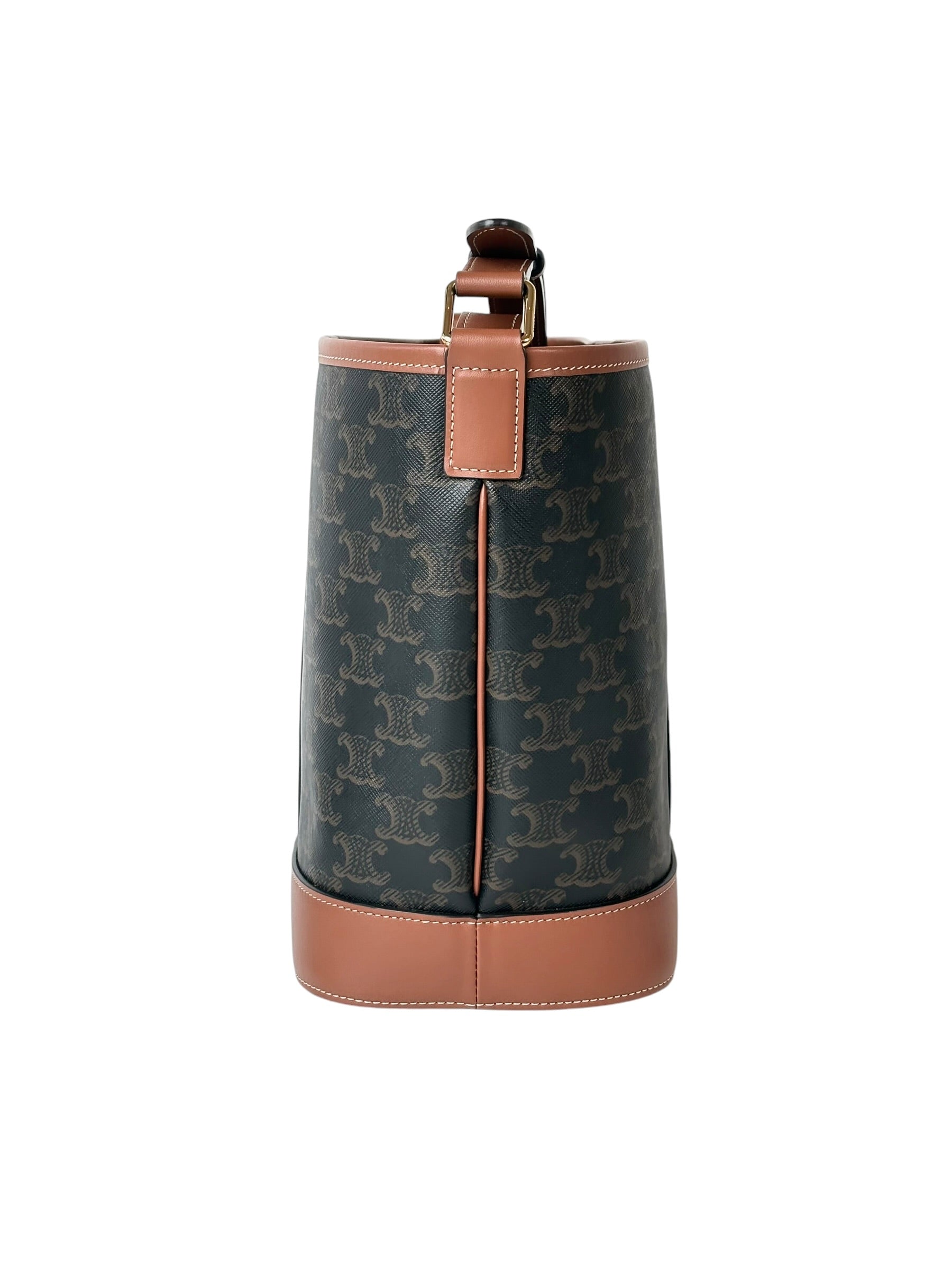 Celine Small Bucket Triomphe Canvas Bag