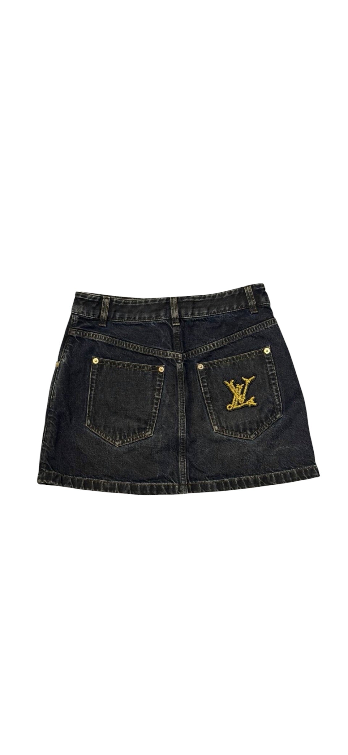 Louis Vuitton Denim Skirt Sz36 DLT7987