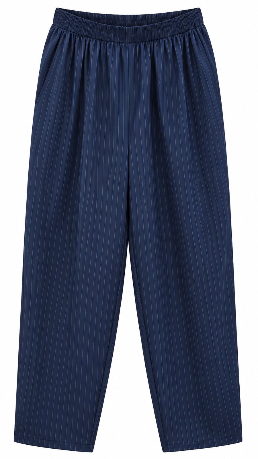 TROUSER MARCELL NAVY BLUE PINSTRIPES MCL11358