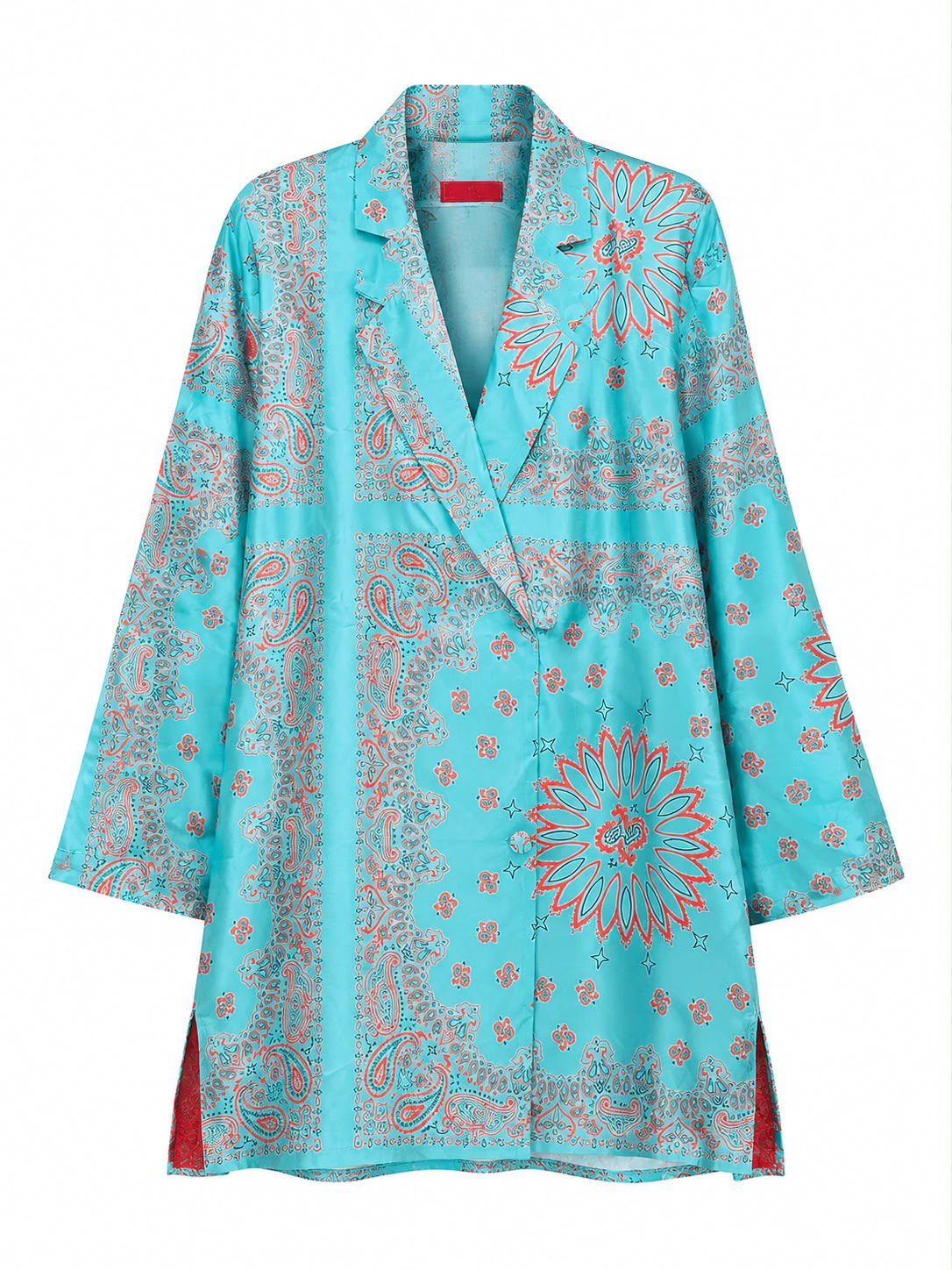 JACKET MAJESTINE LACE BANDANA TURQUOISE STRAWBERRY MCL13148