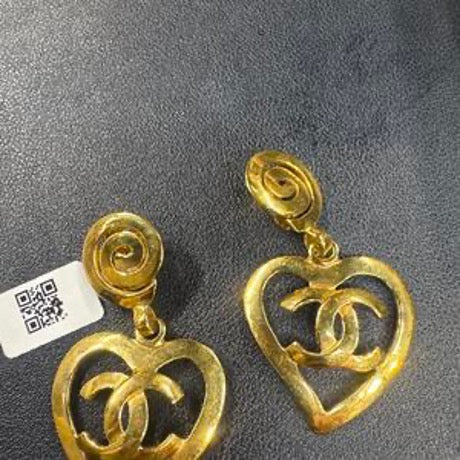 CHANEL Heart-Shaped Ear Clips LZ512406