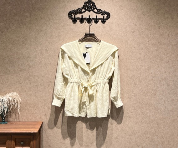 Chanel silk dress with all-over logo print in pale yellow / Size 36 / 99% new, no washing label / 42846 SYCF42846