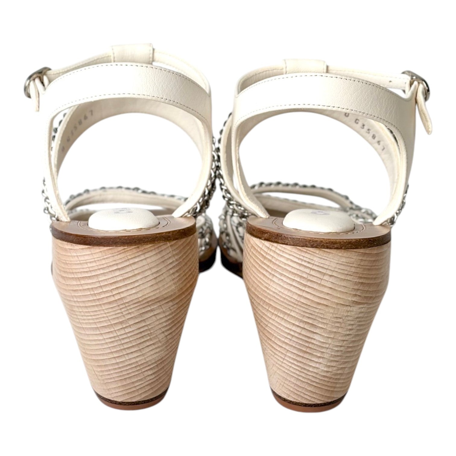 Chanel Strappy Sandal Shoes - size 40