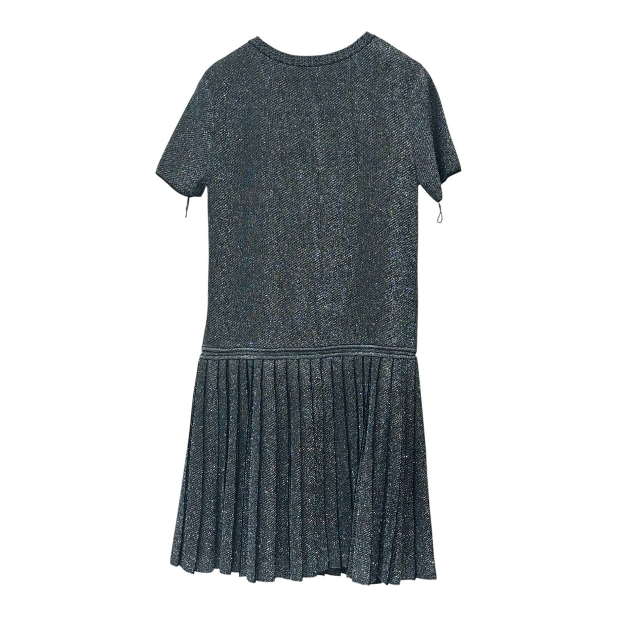 Chanel Metallic Fibre Knit Dress - size 40