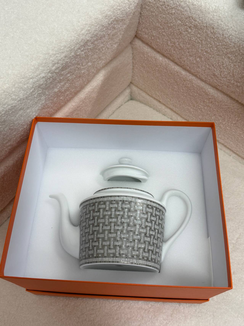 Hermès Mosaïque au 24 Teapot - Grey White