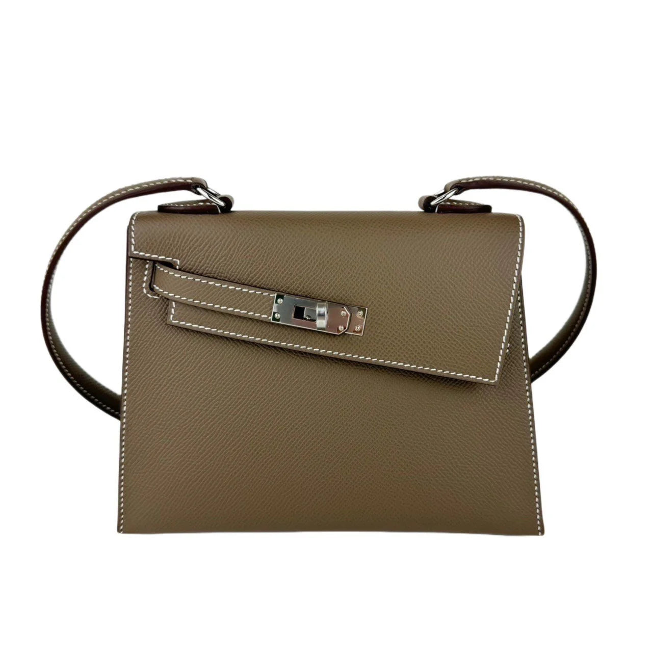 Hermes Kelly 20 Desorder Etoupe Epsom PHW #B SKCB-105898