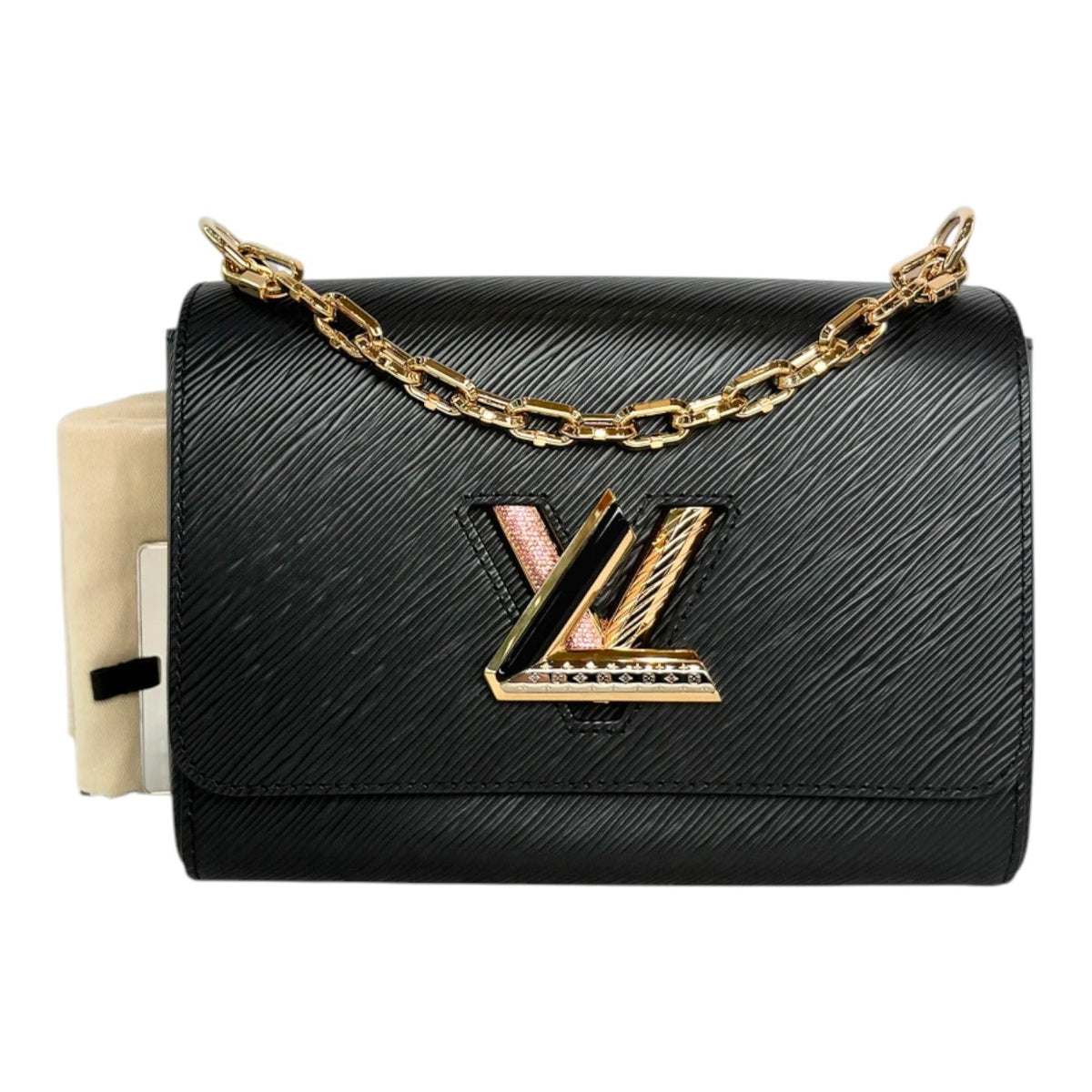 Louis Vuitton Black Twist MM 23cm Bag