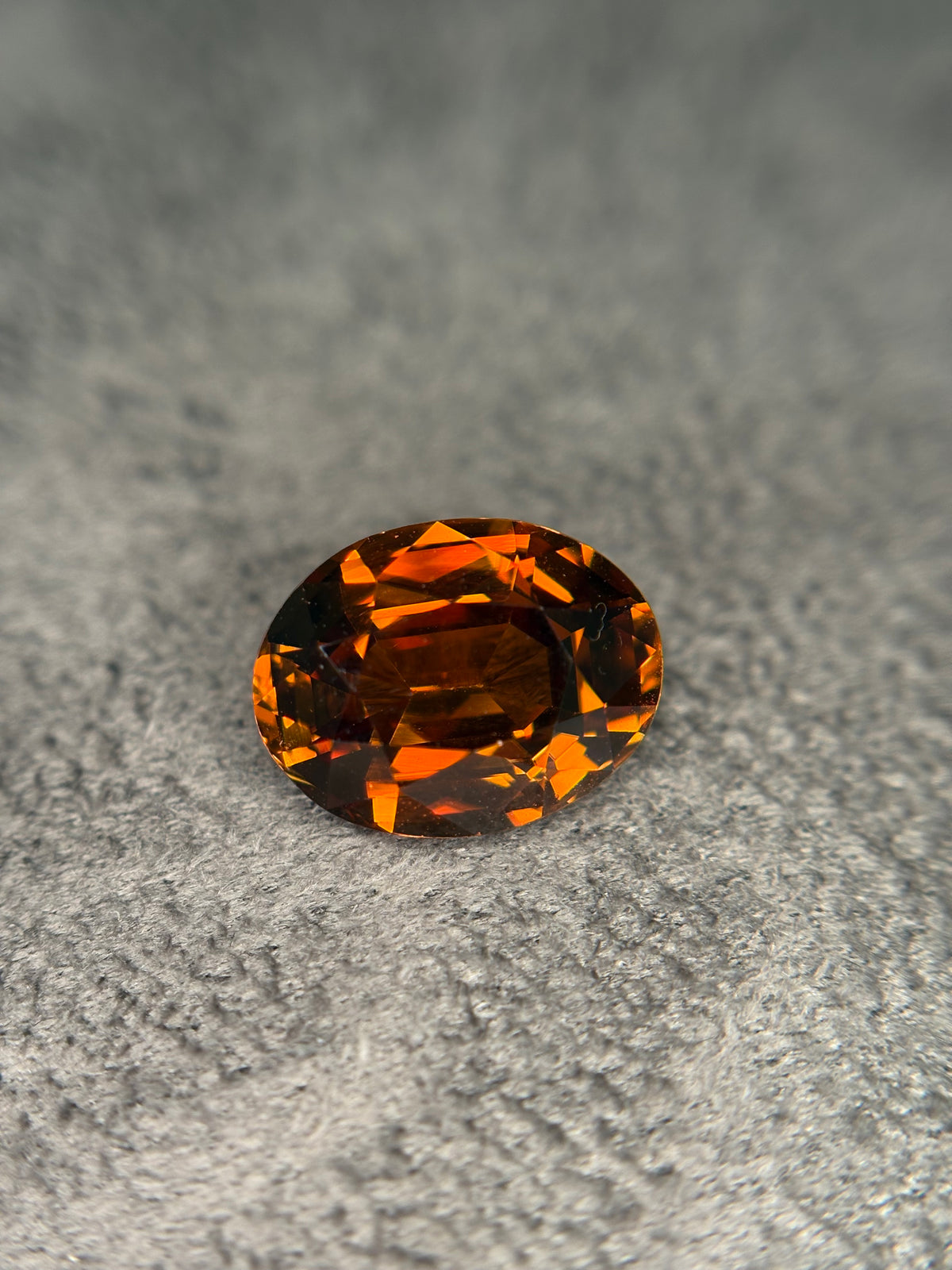 6.10ct Cognac Zircon THAIC1351