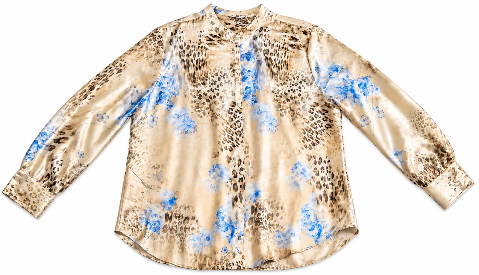 SHIRT ALLAN LEO ROSES  BLUE PLACEMENT MCL13159