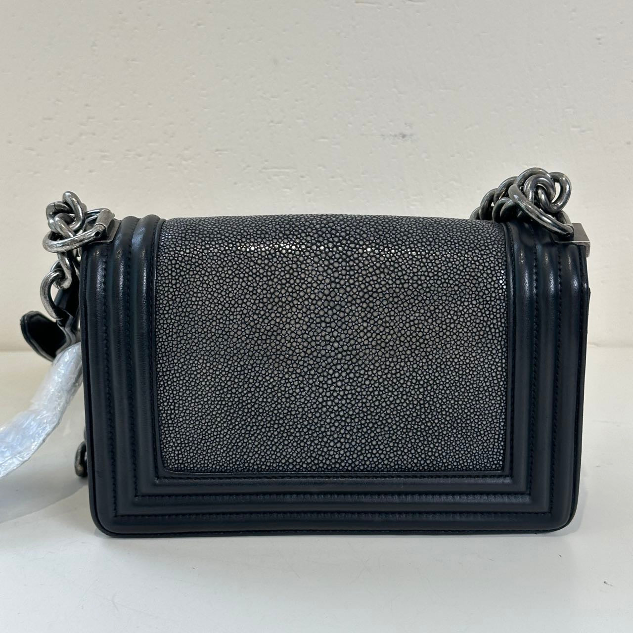 Chanel  Galuchat Stingray Mini Boy Flap