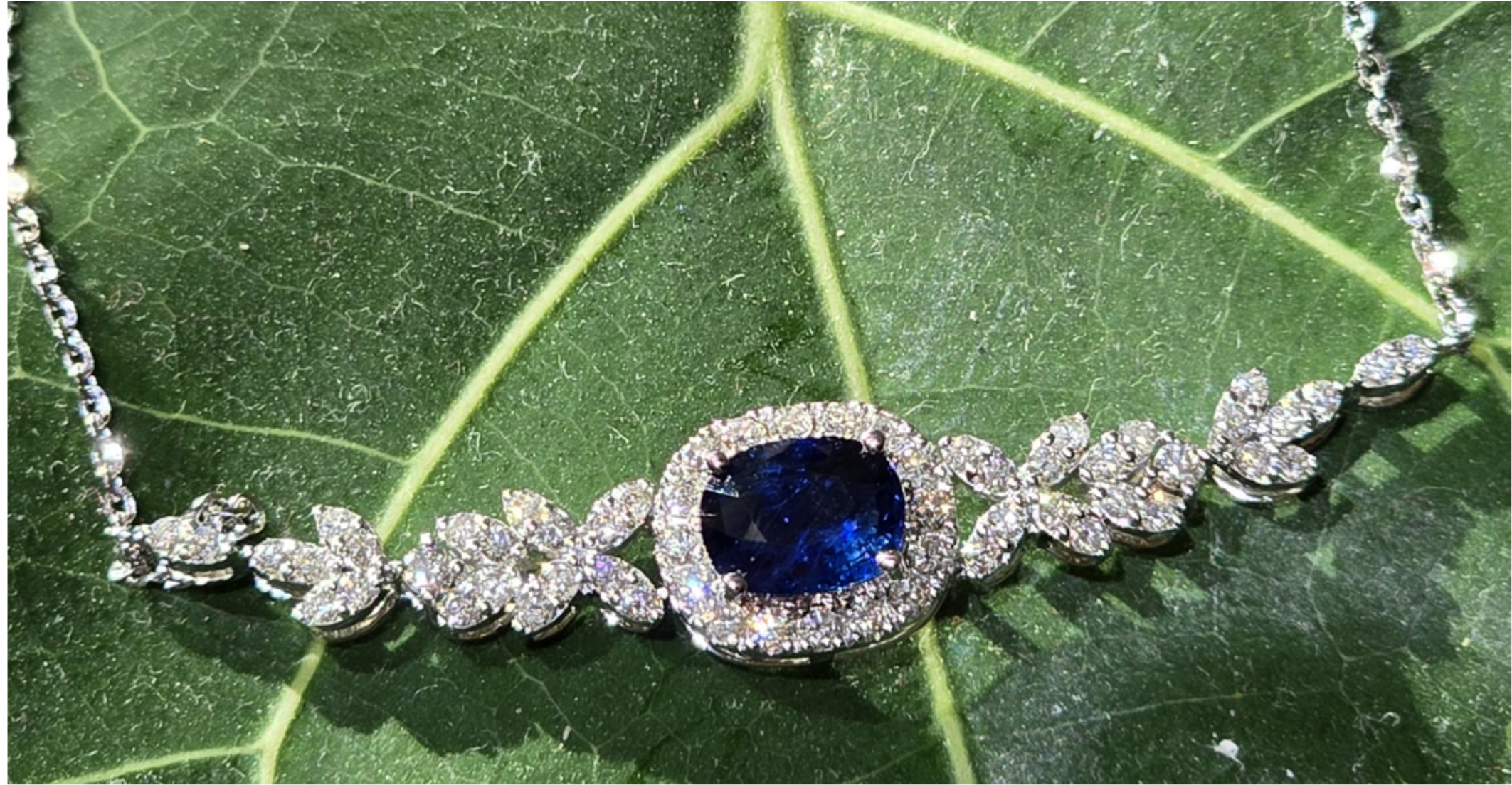 0.97ct Sapphire Necklace SYCB45