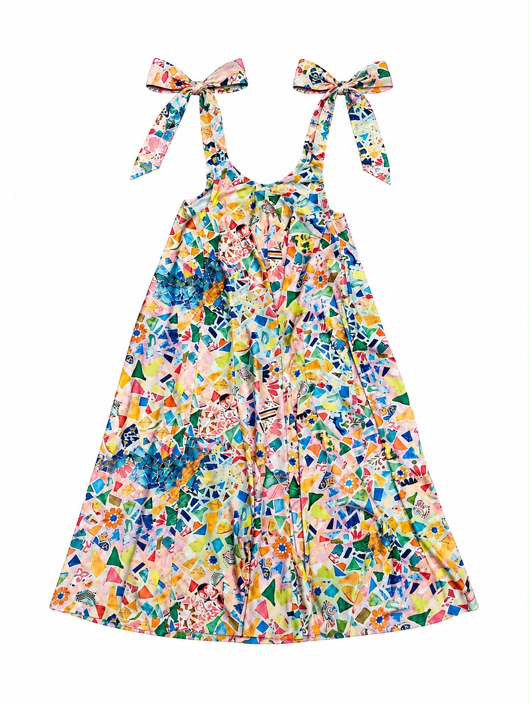 DRESS AMY MOSAIC  COLORFUL MCL11728