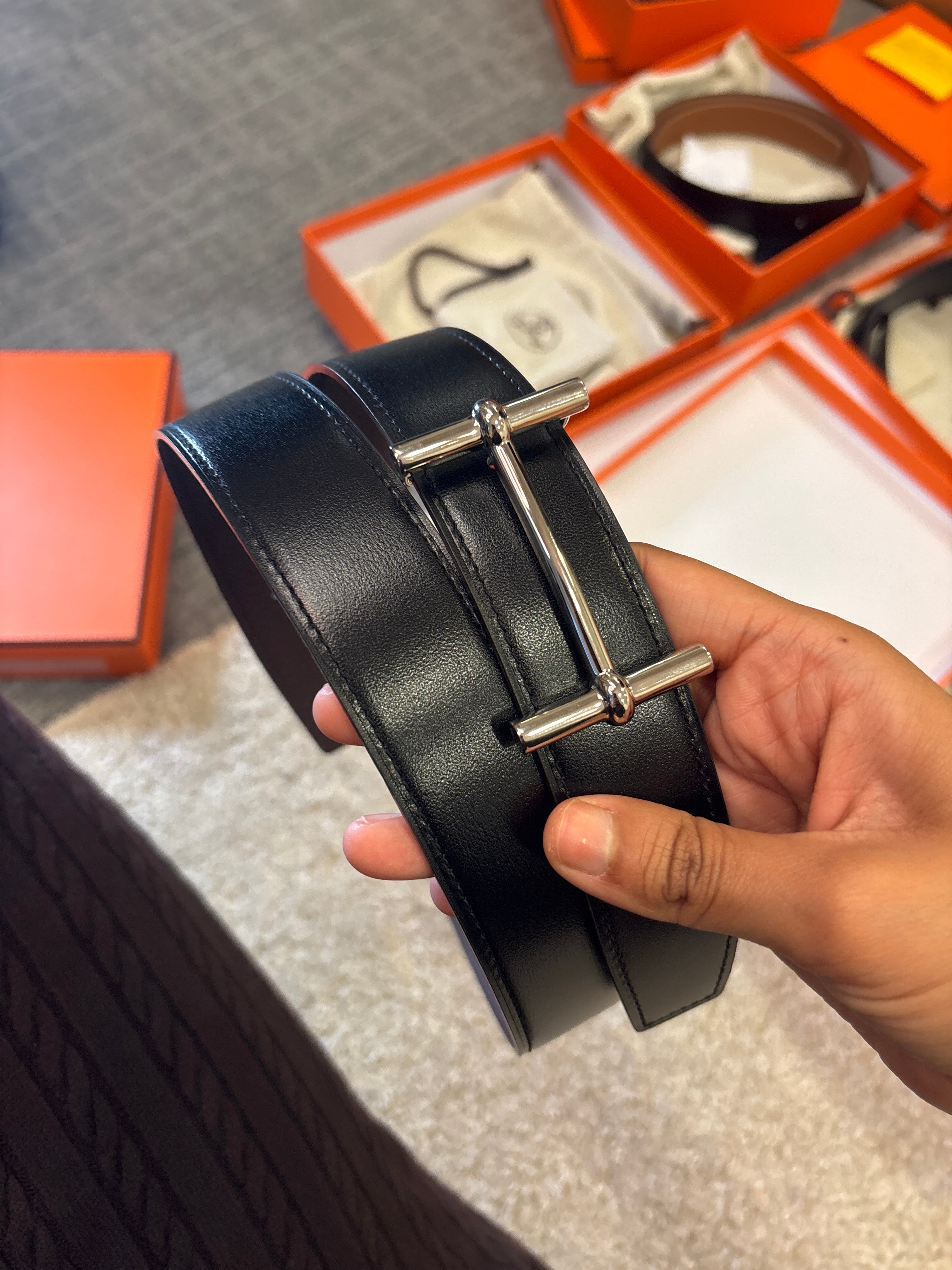 Hermès Black belt ALC3481