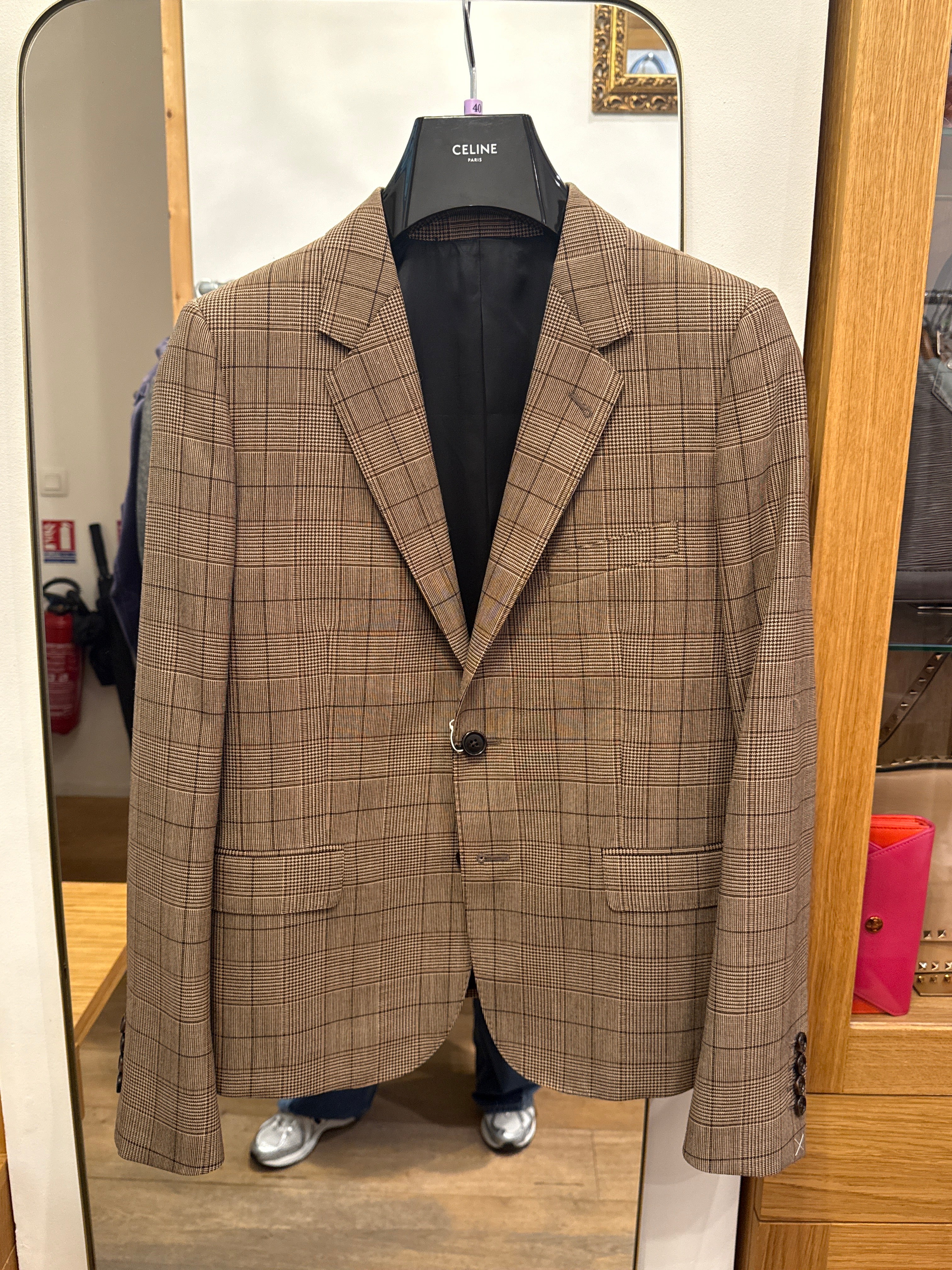 Celine Prince of Wales Brown jacket AGC3625