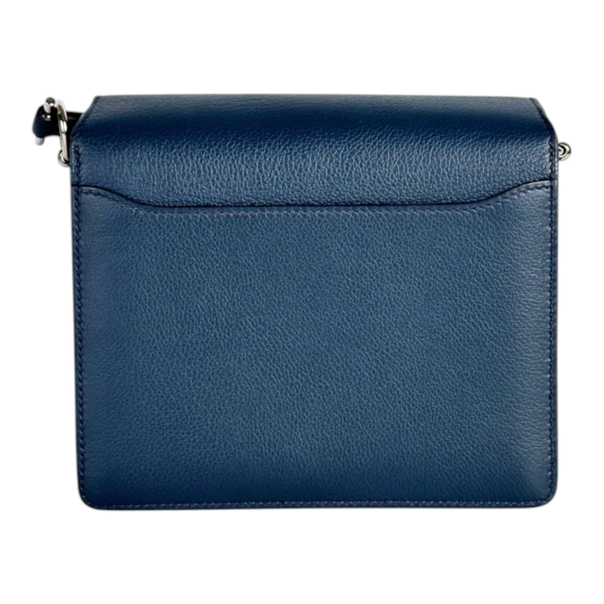 Hermes Navy Roulis Mini in Evercolour with PHW