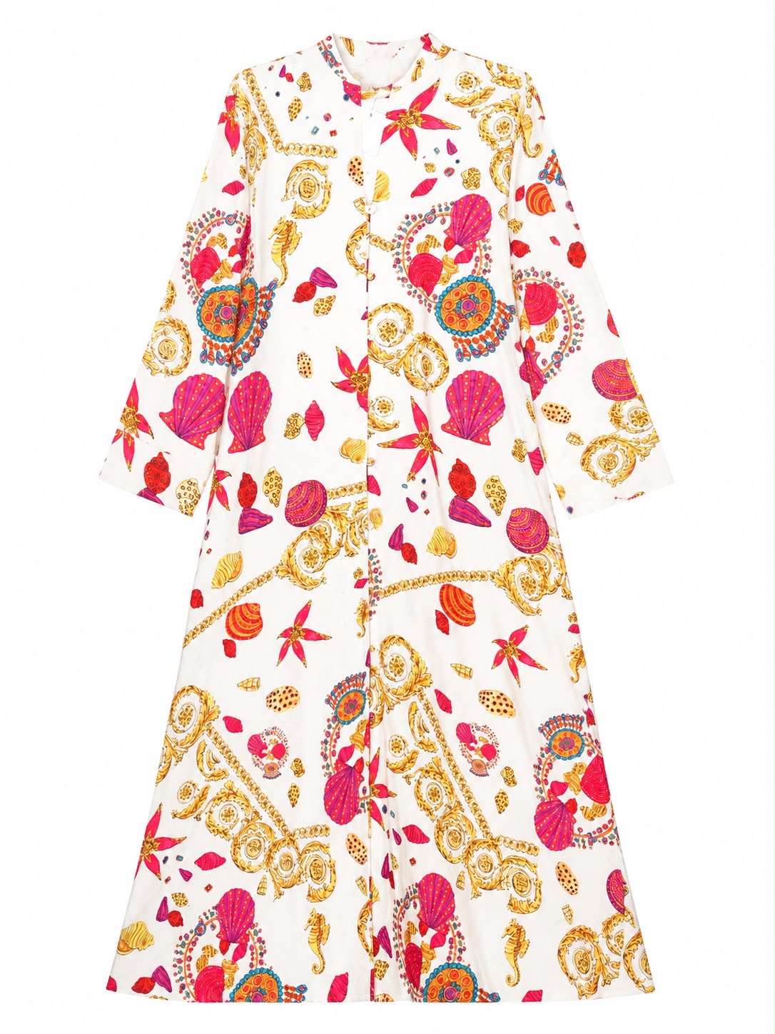 DRESS PAMEGEE OFF WHITE PRINT MCL13053