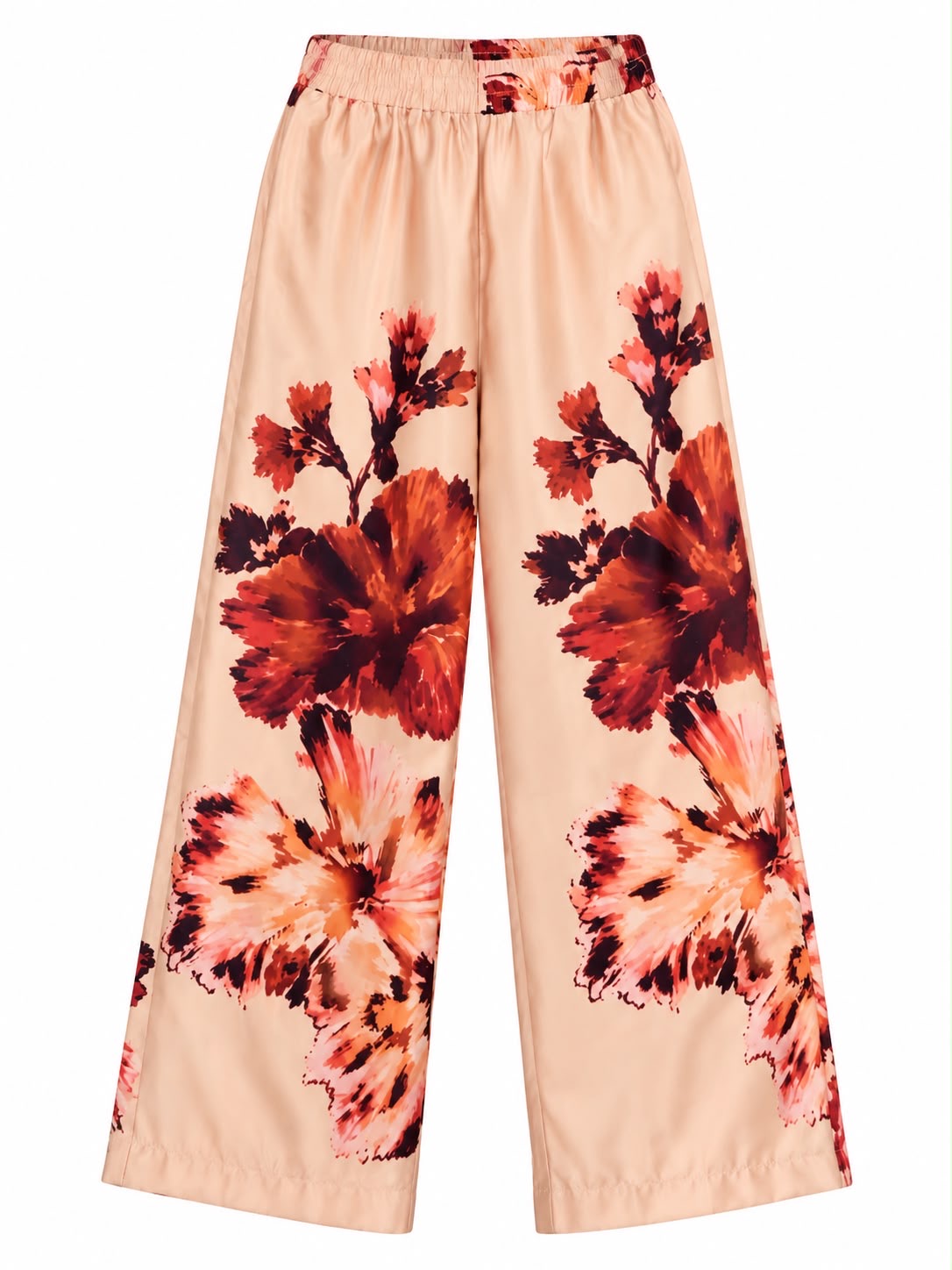 TROUSER PLACEMENT FLORAL NUDE MCL13421