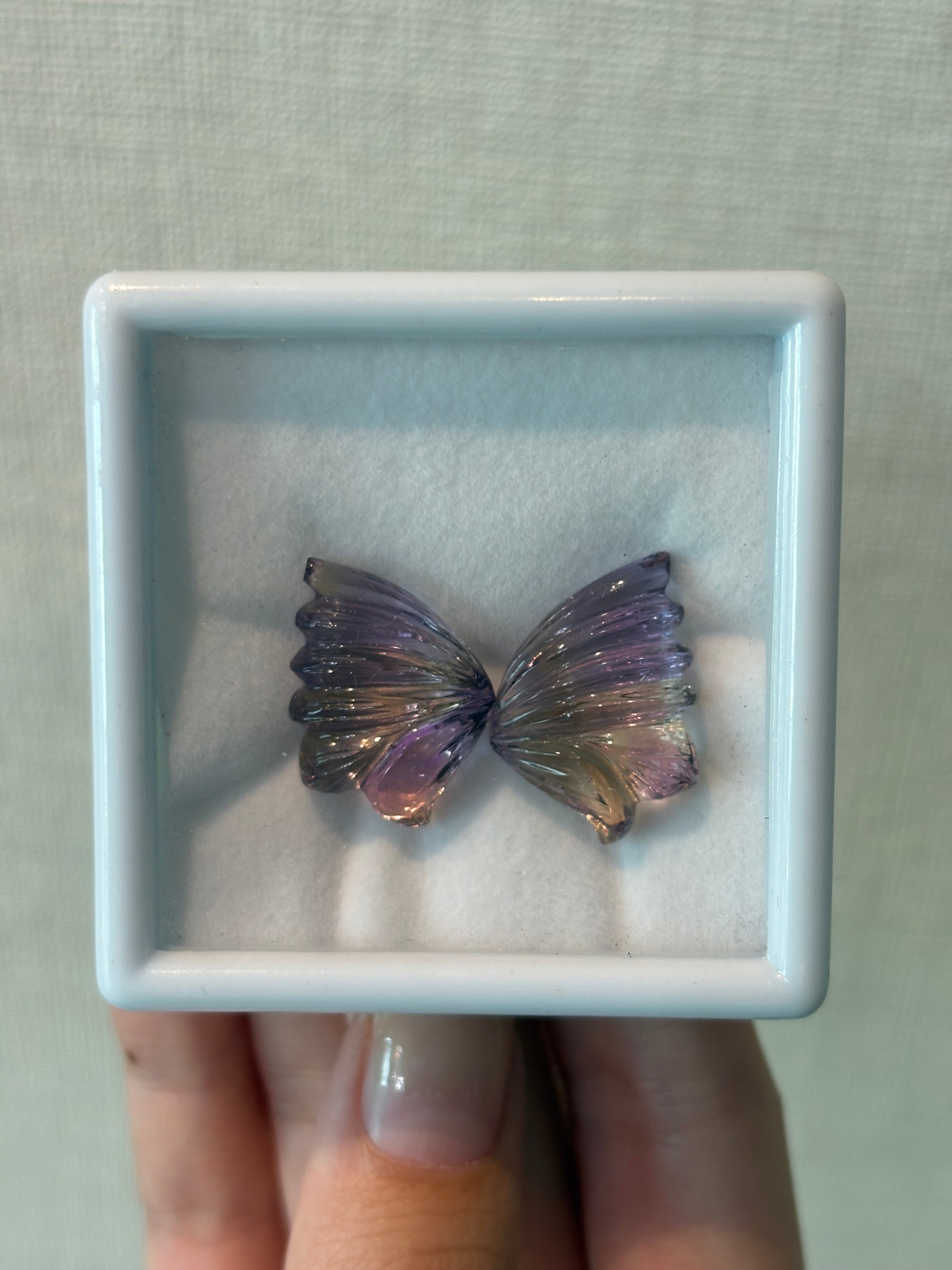 25.50ct Ametrine Butterfly Wings THAIC0242