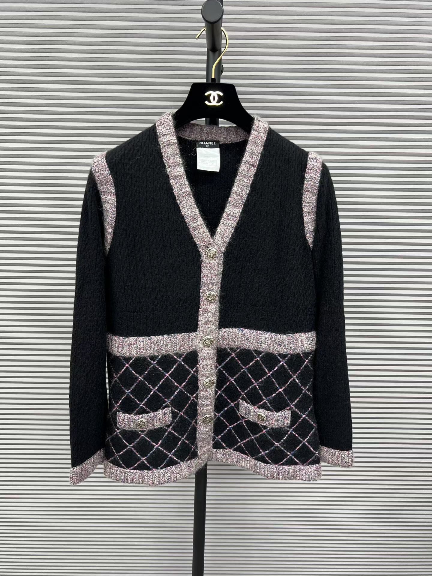 CHANEL 2015K CARDIGAN 38 FT102393
