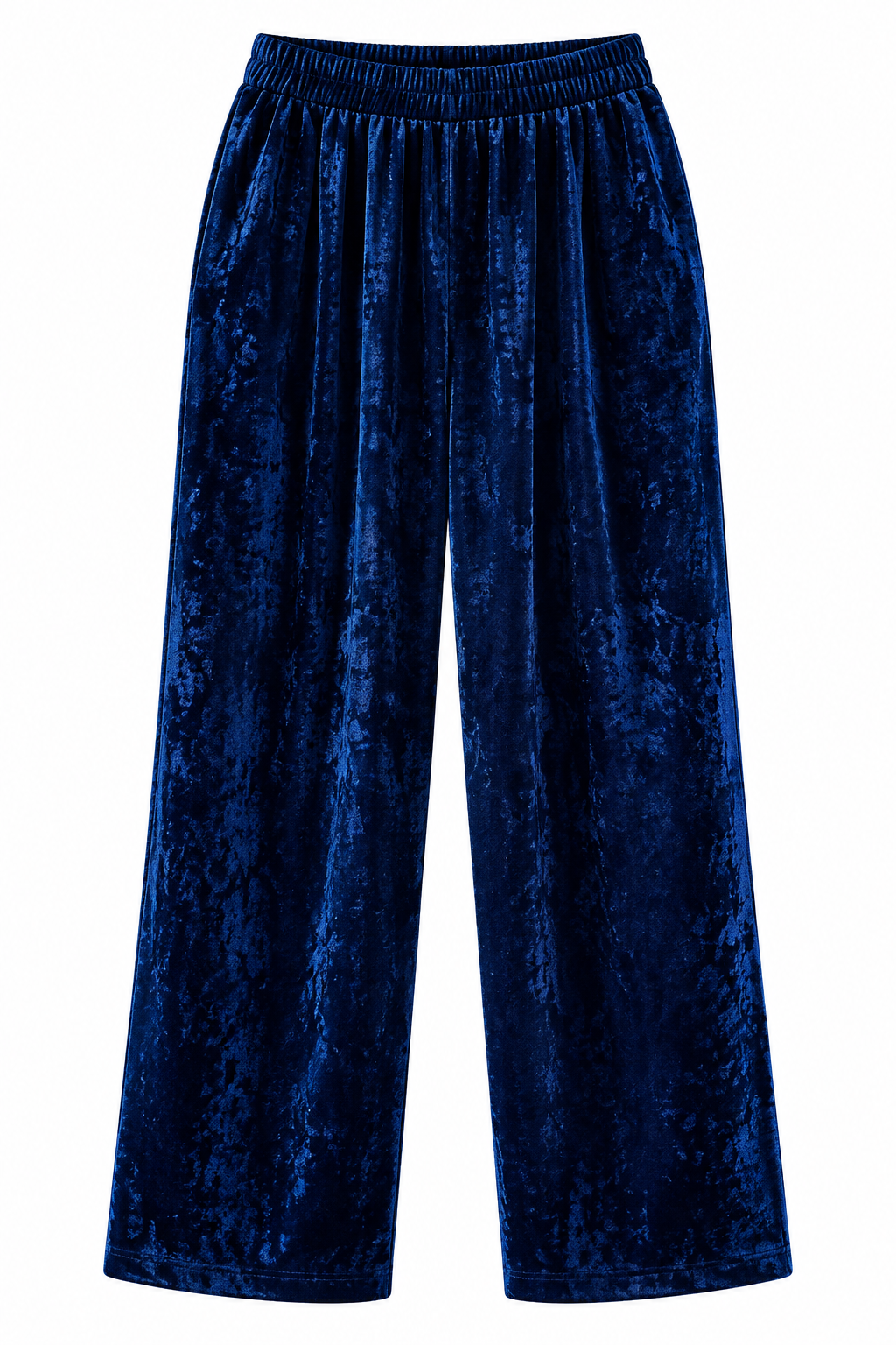 TROUSER VELVET NIGHT  BLUE MCL13474