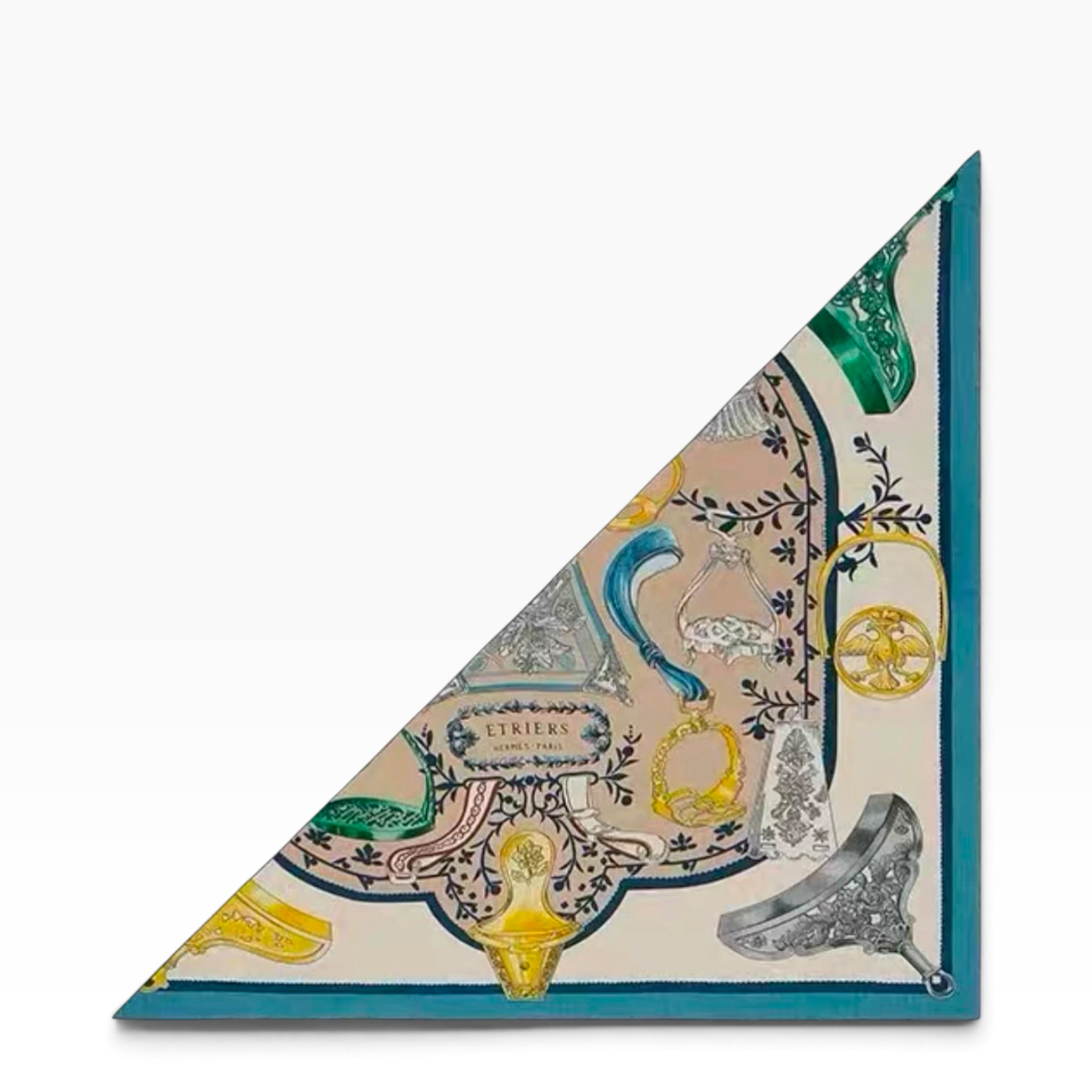 Hermes 140cm Cashmere/ Silk Large Triangle Scarf - in Box