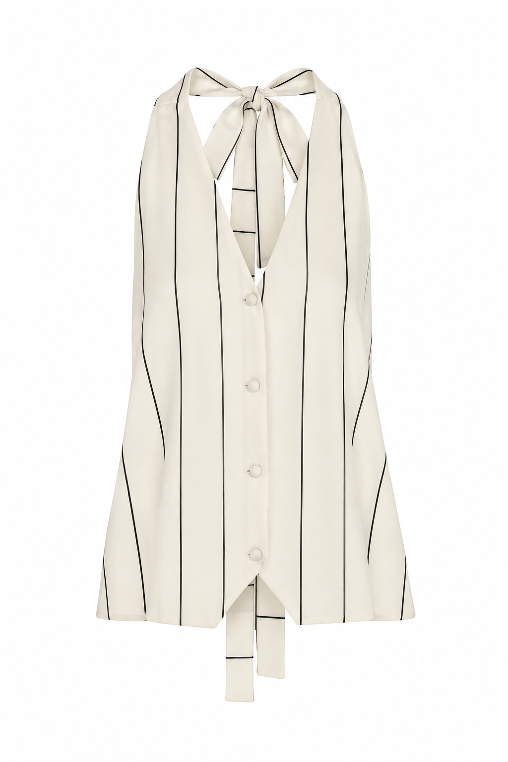 GRACE'S LOOK. PINSTRIPES OFF WHITE BLACK SET  MCL13286