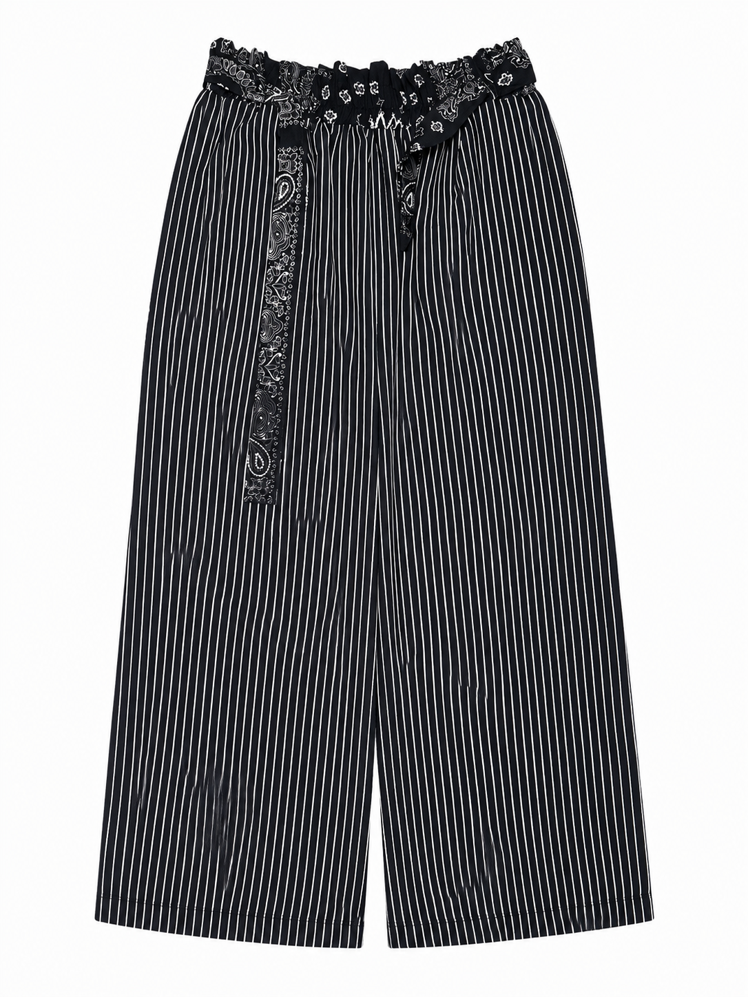TROUSER SAILOR STRIPES AND BANDANA BLACK MCL13100