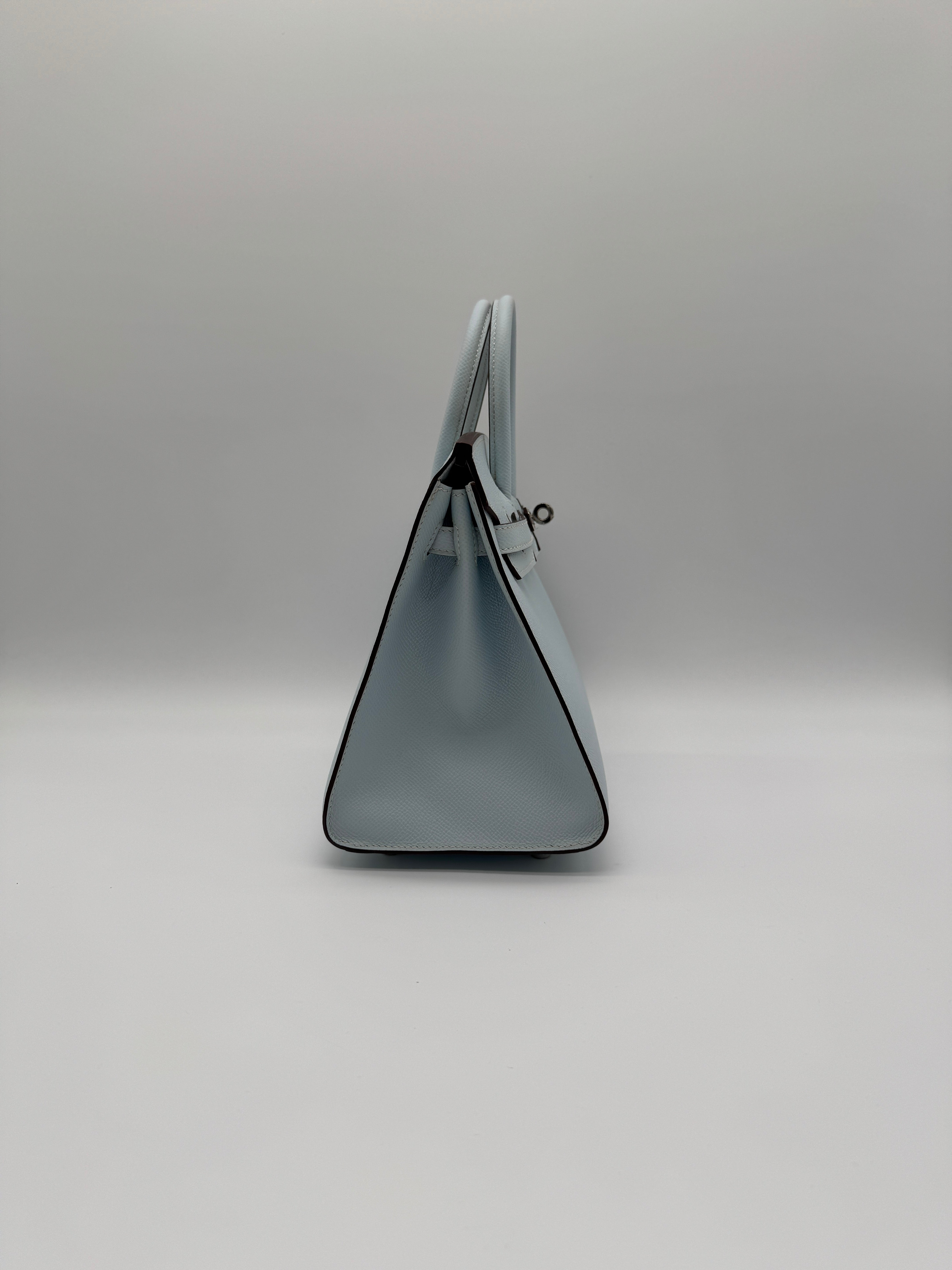 Hermès B25 Blue Brume Epsom Palladium Hardware