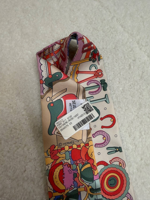 Hermès Twilly Scarf - Multicolor Harness Print