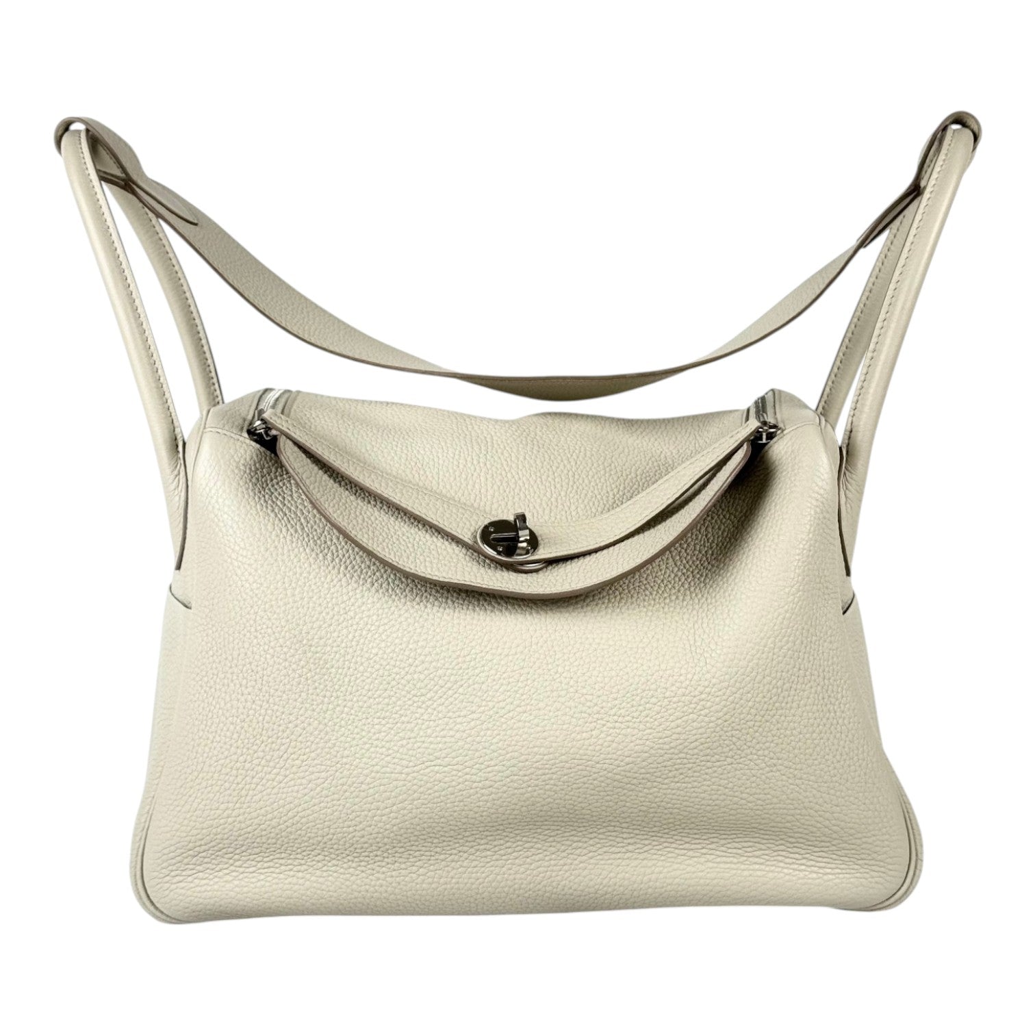 Hermes Lindy 34cm Bag in Beton Togo with PHW