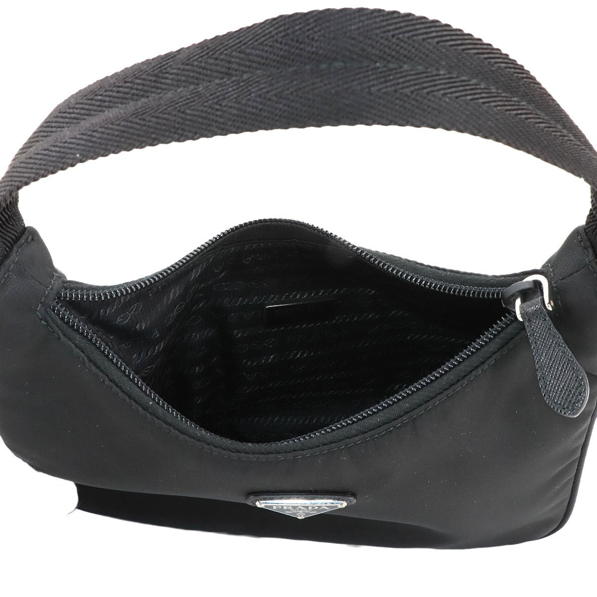 PRADA Re-Edition 2000 Mini Hand Bag Nylon Nero Black 1NE515 Purse 902981325