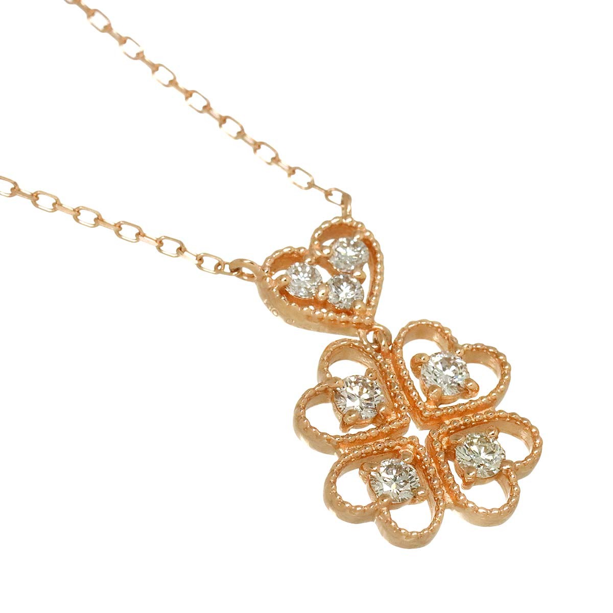 Diamond 0.29ct Necklace 10K Pink Gold 416 903006552