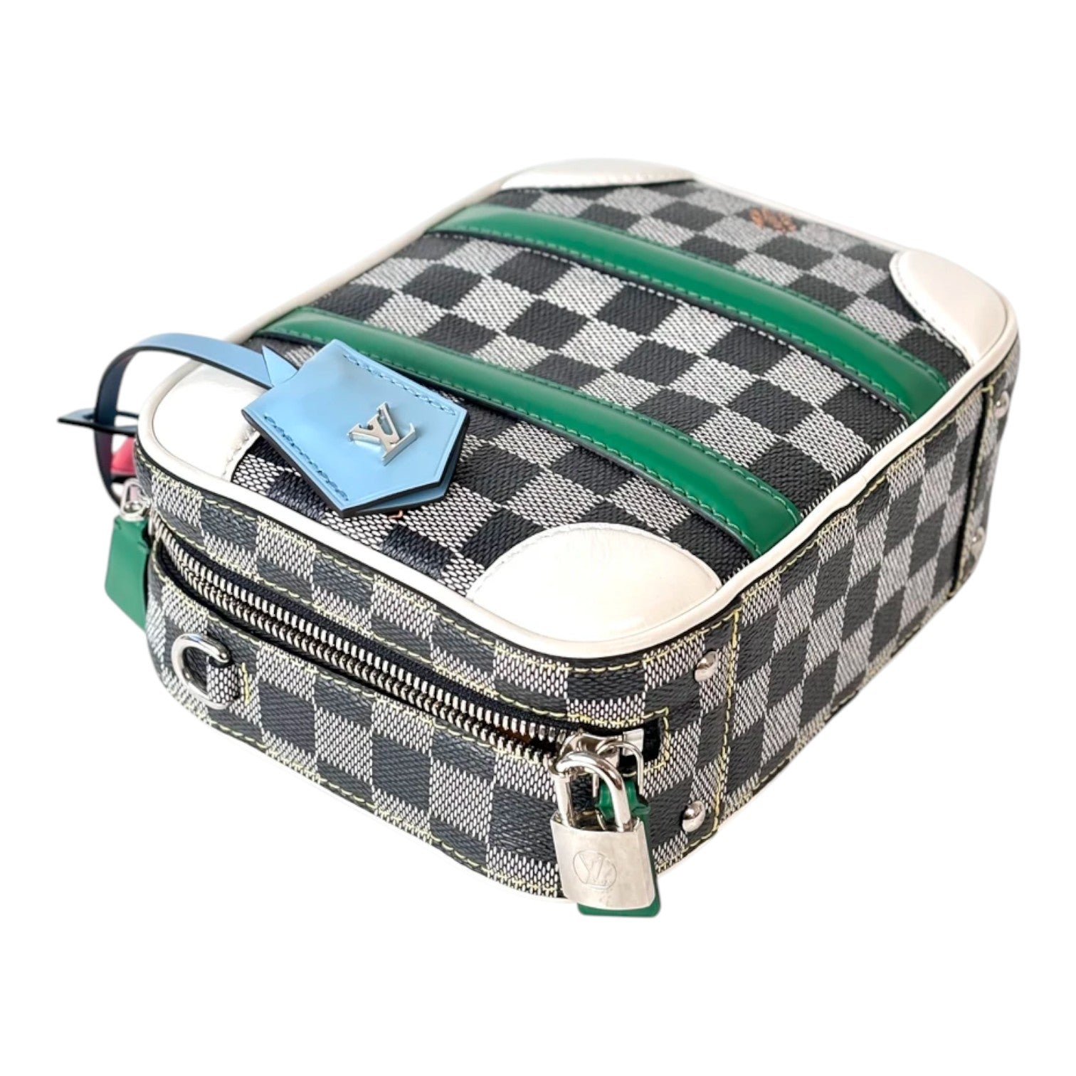 Louis Vuitton Mini Multi Coloured & Damier Valisette Luggage Bag