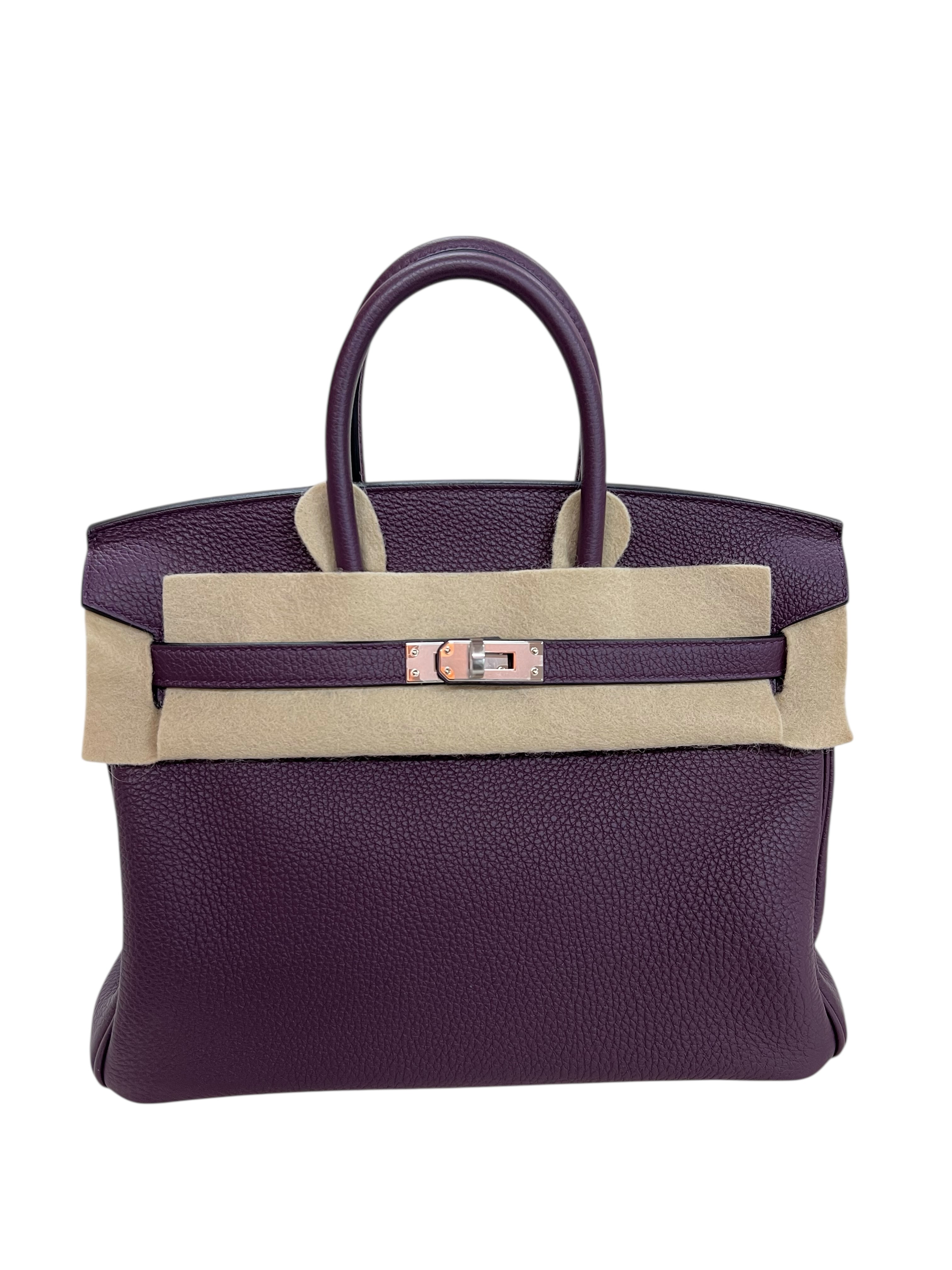 Hermes Birkin 25 Cassis Togo PHW #U SKCJB-284309