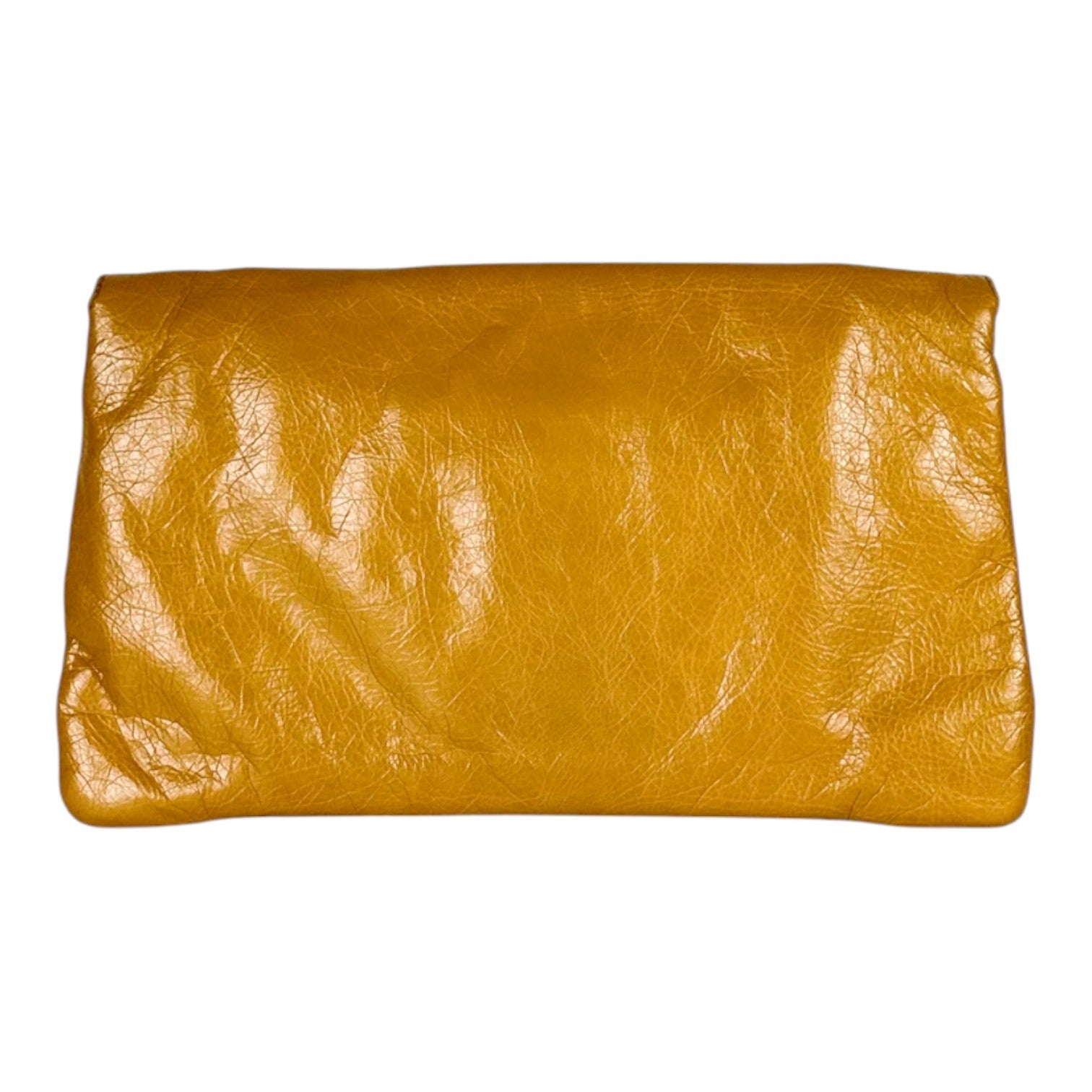 Balenciaga Yellow City Clutch Bag