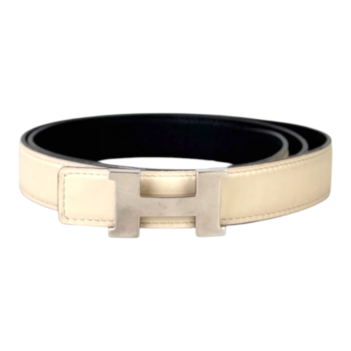 Hermes H Belt Epsom with PHW Buckle - 85cm