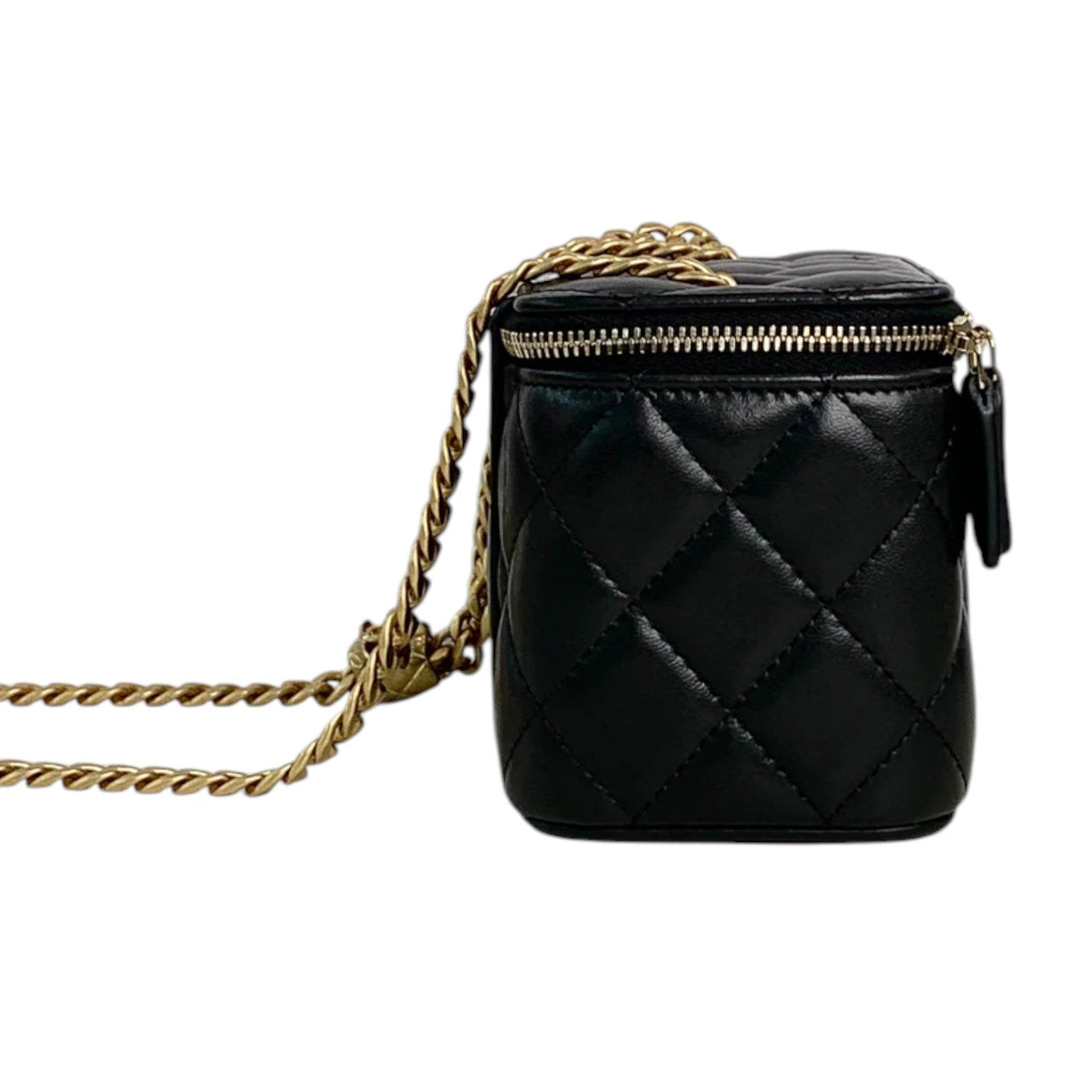 Chanel Vanity Box Black with Pearl Crush - Full Set