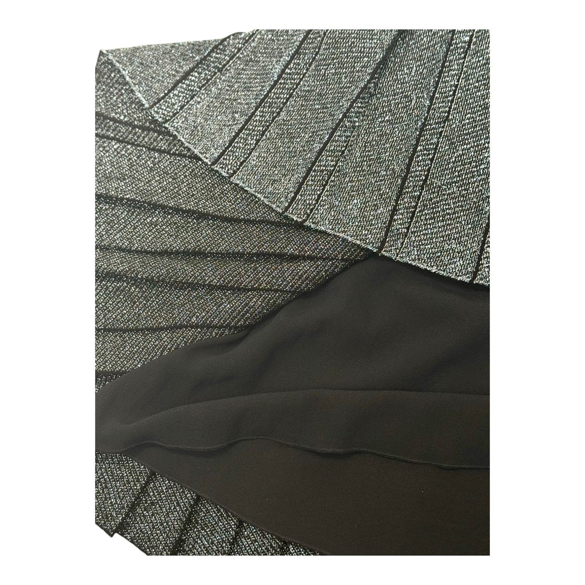 Chanel Metallic Fibre Knit Dress - size 40