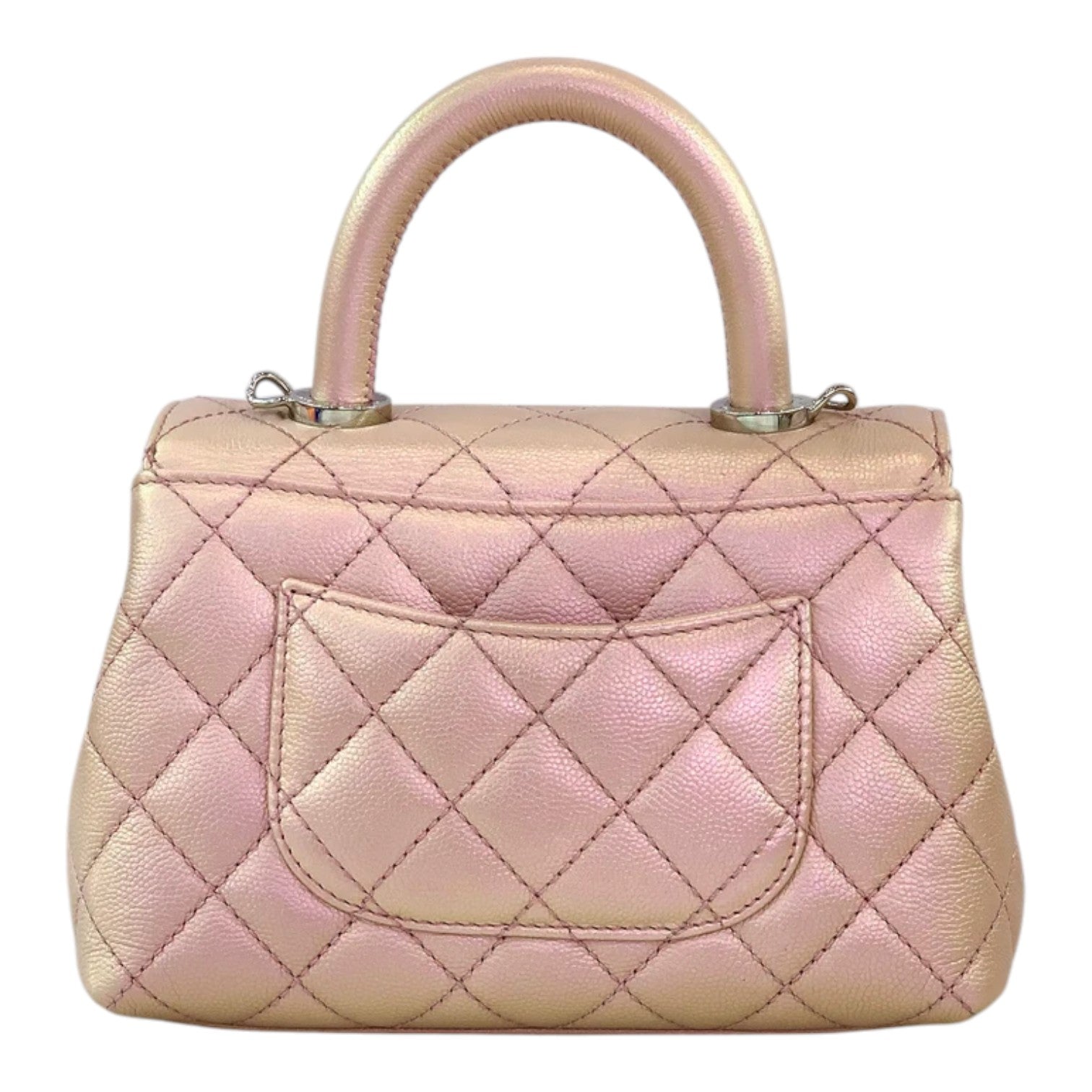 Chanel Coco Handle Mini Bag Coloured Metallic Hardware