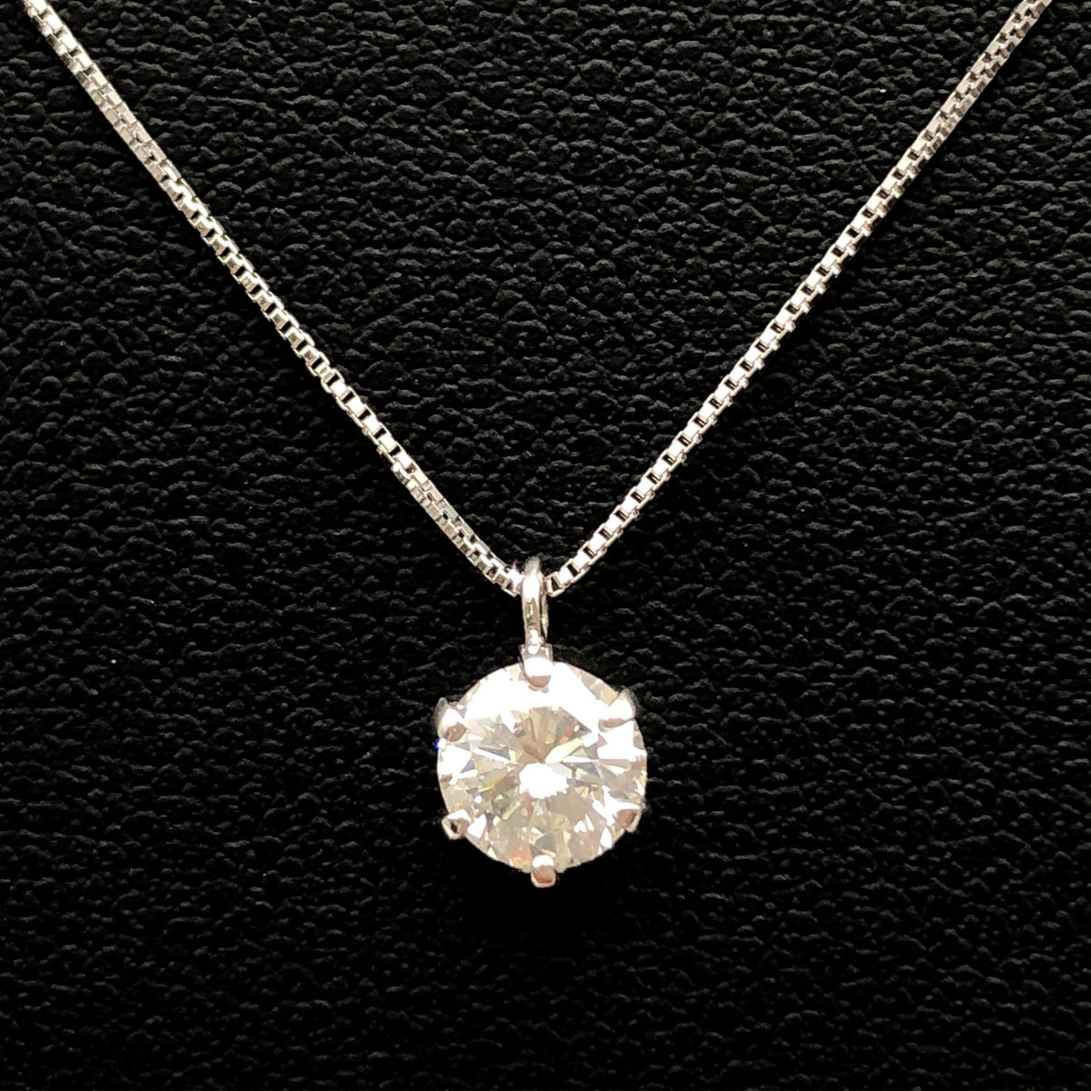 Custom Jewelry 1P Diamond Necklace, D(0.501ct), PT900/PT850, 2.0g, 17inch C340088