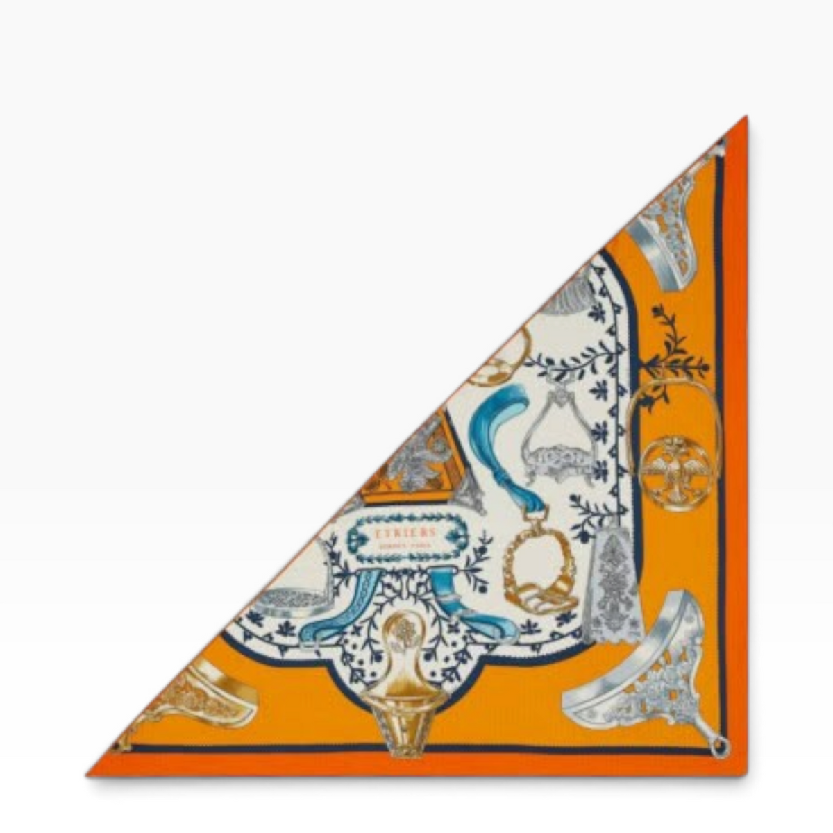 Hermes 140cm Cashmere/ Silk Large Triangle Scarf - in Box