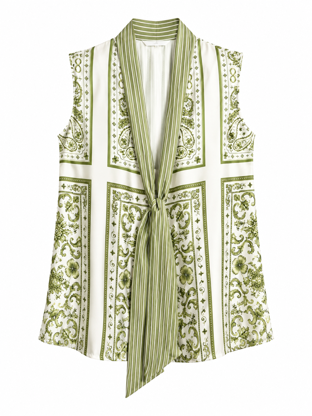 JACKET SCARLY BANDANA STRIPES OLIVE MCL12996