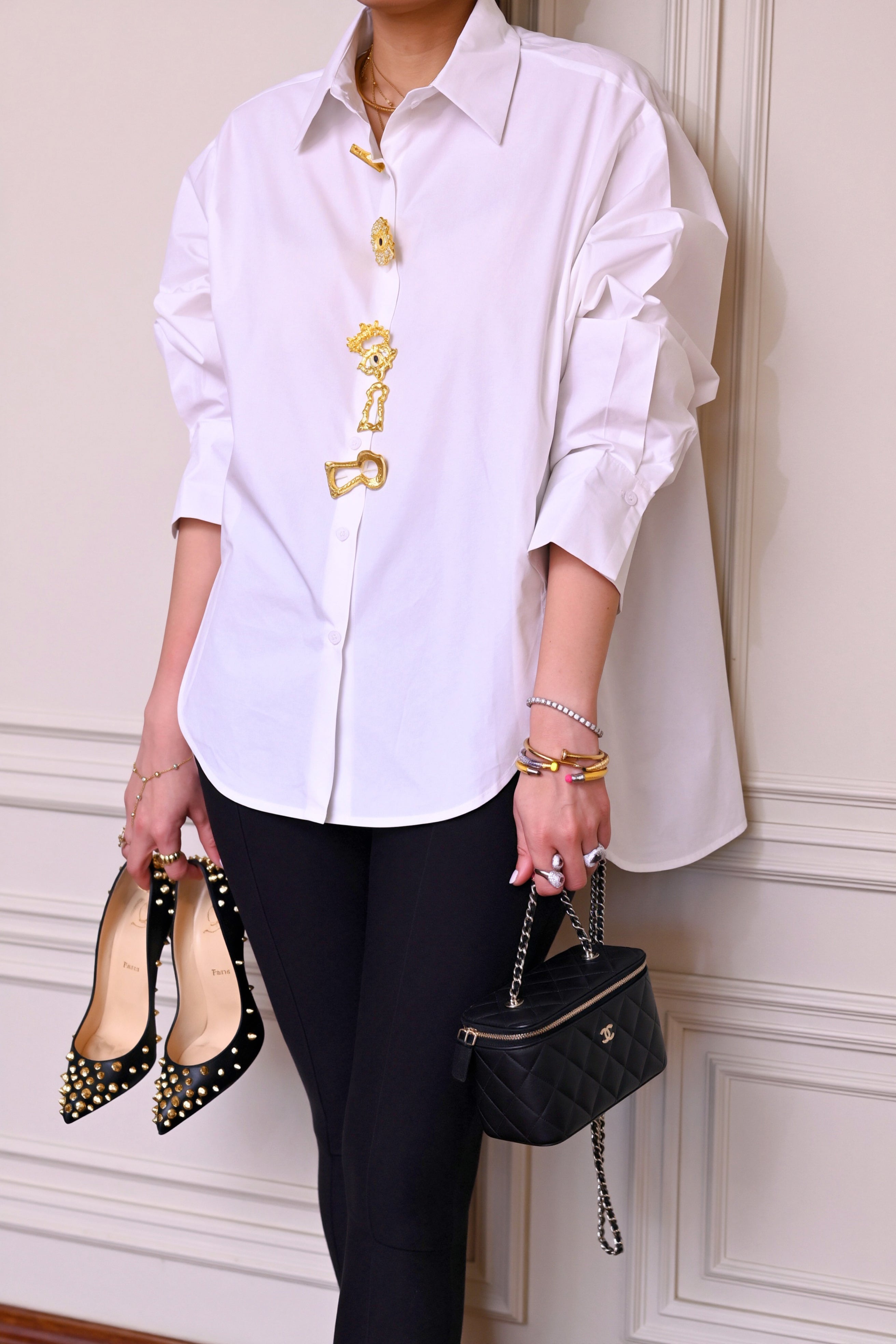 Paris button down zah30
