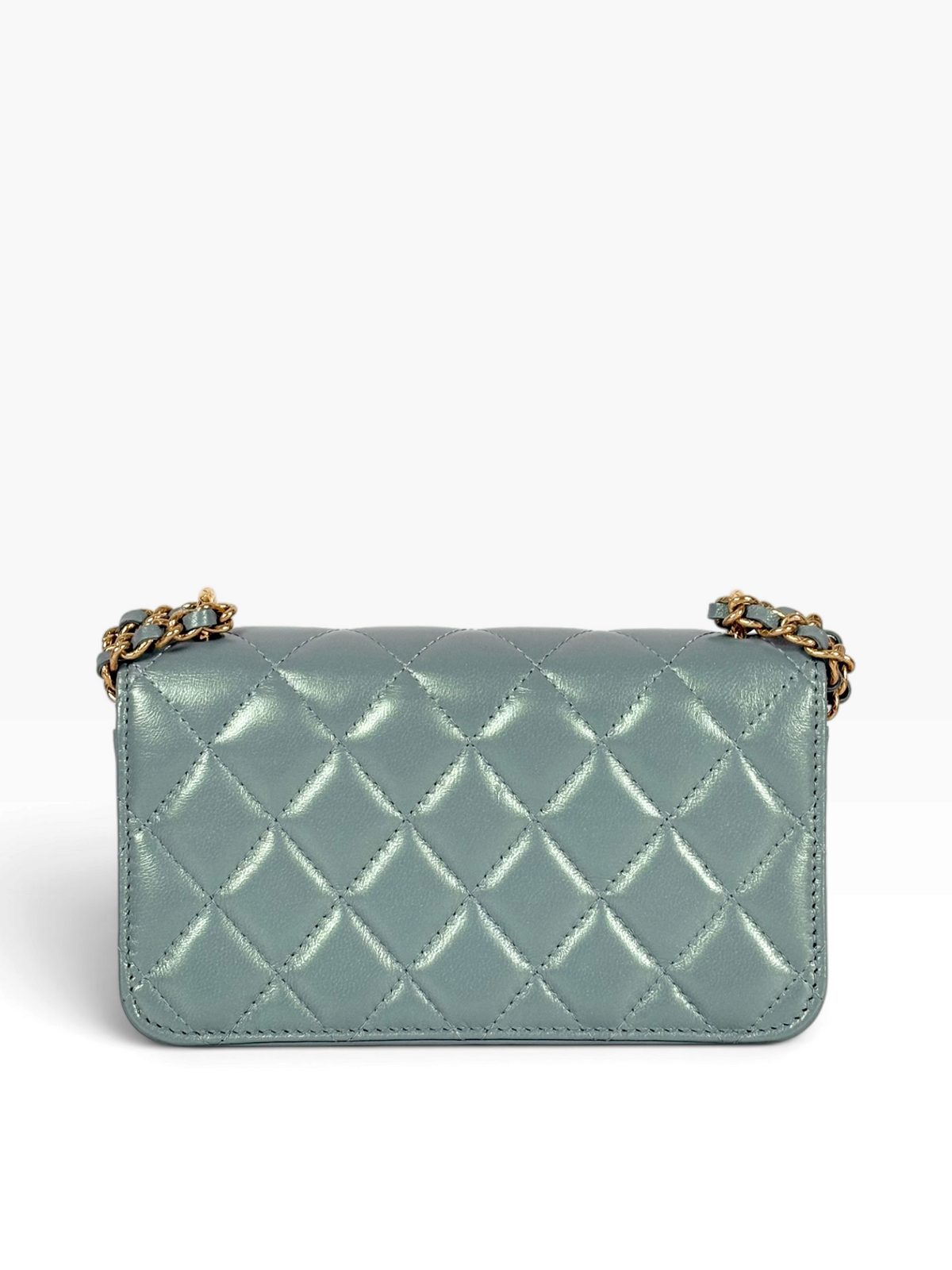 Chanel Light Green WOC Bag