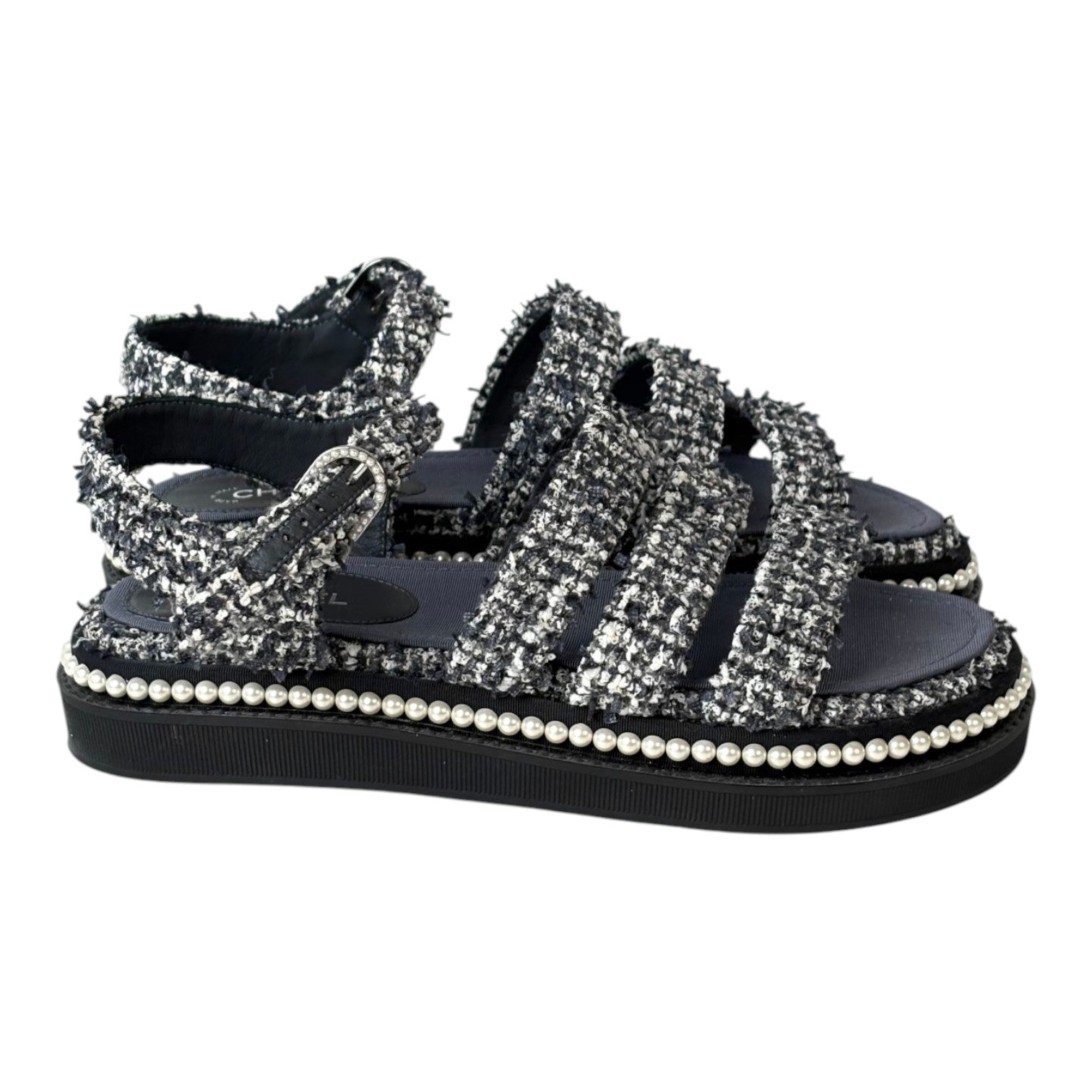 Chanel Blue Saddle Shoes - Size 36.5