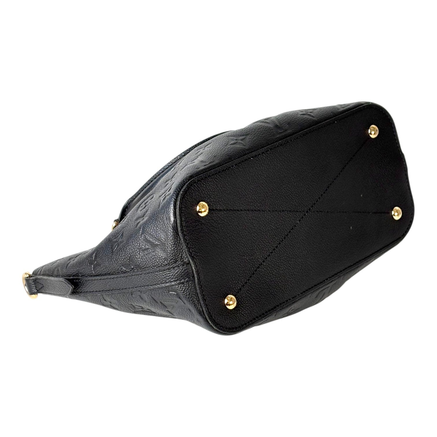 Louis Vuitton Black Leather Mazarine Bag
