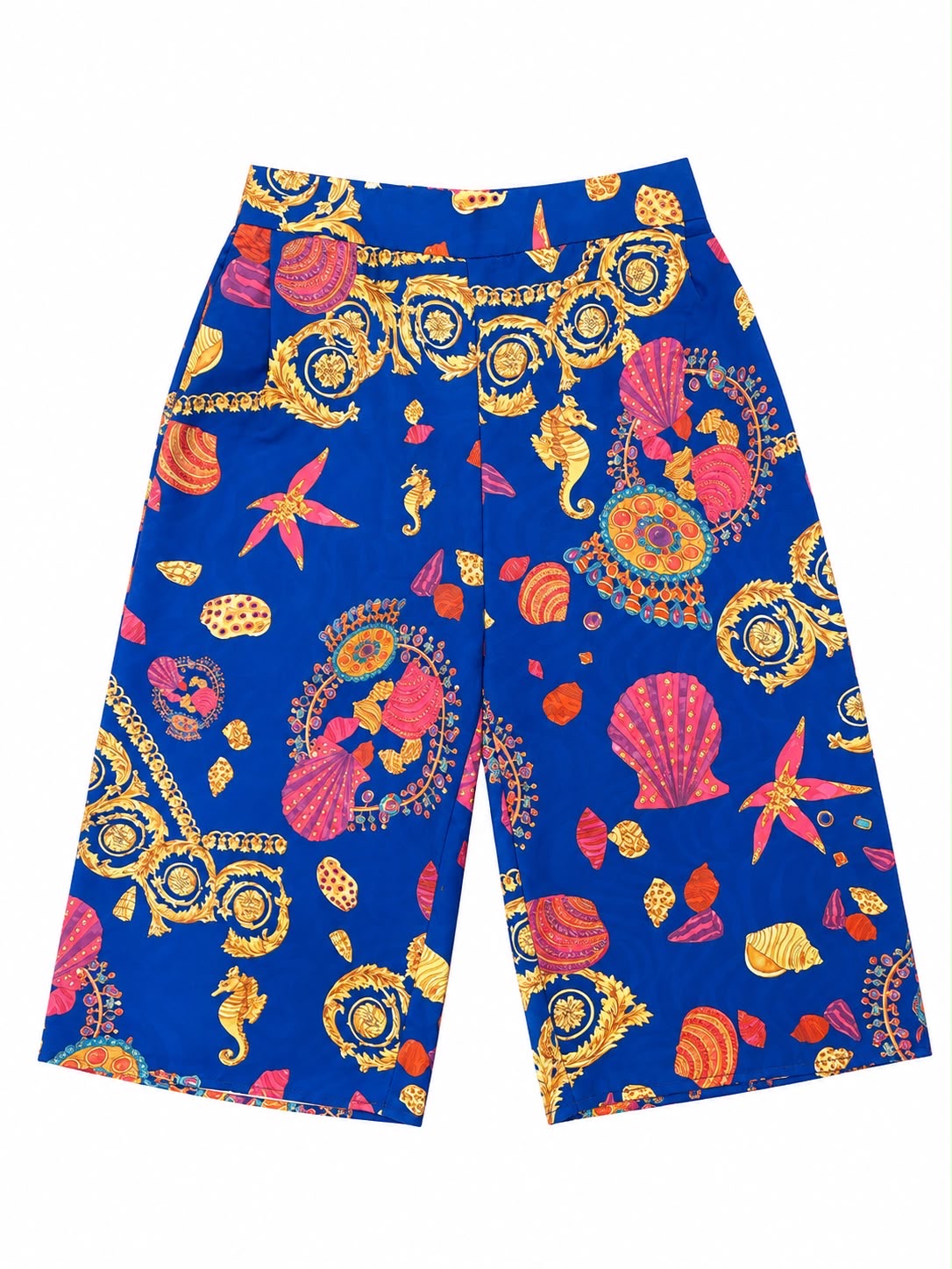 TROUSER SHARPY PAMAGEE PRINT BLUE MCL13060